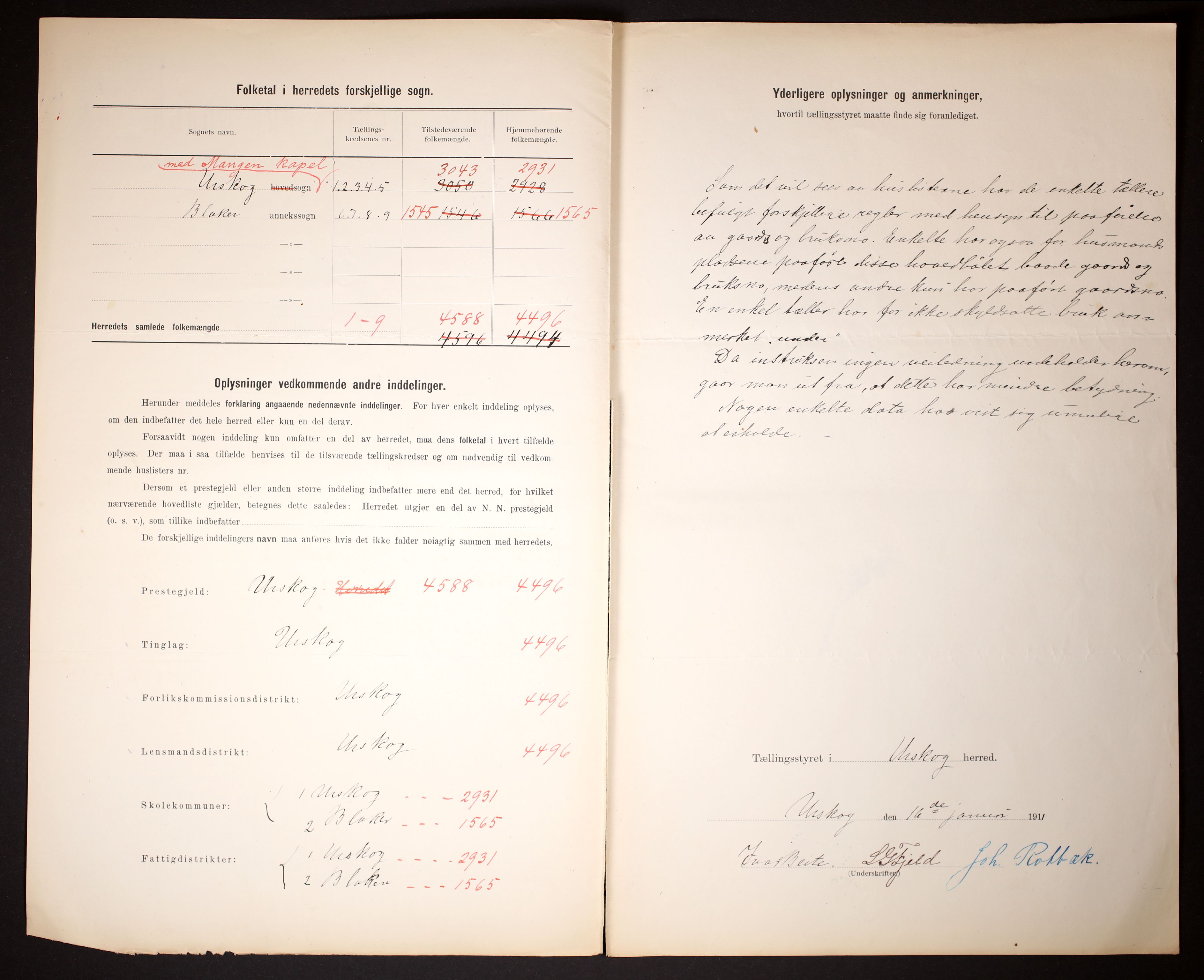 RA, 1910 census for Aurskog, 1910, p. 3