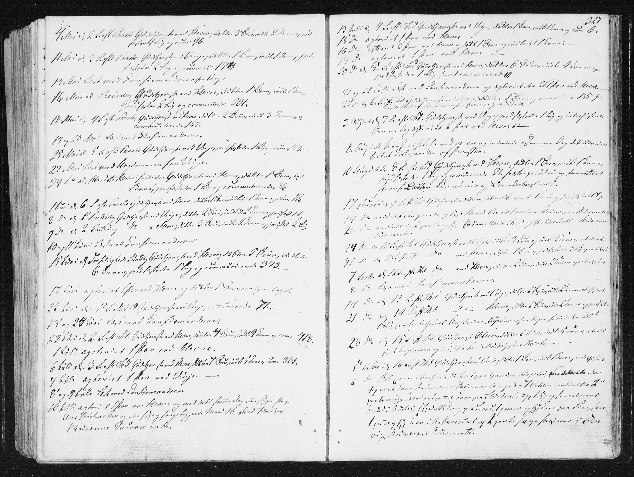 Ministerialprotokoller, klokkerbøker og fødselsregistre - Sør-Trøndelag, SAT/A-1456/630/L0493: Parish register (official) no. 630A06, 1841-1851, p. 327