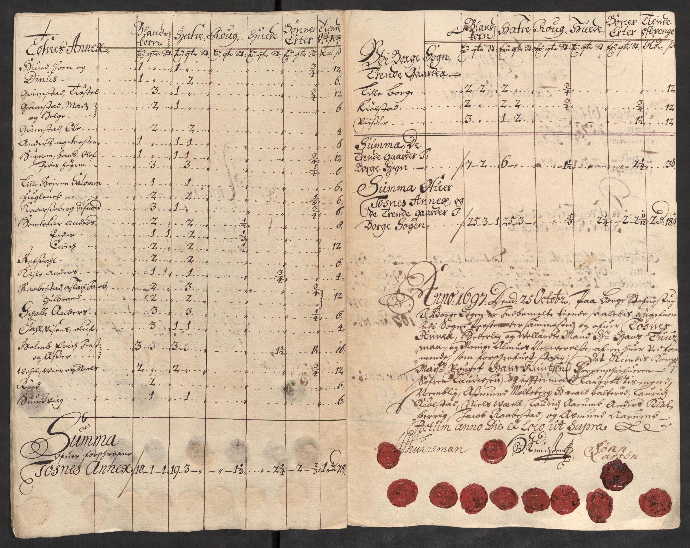 Rentekammeret inntil 1814, Reviderte regnskaper, Fogderegnskap, AV/RA-EA-4092/R04/L0125: Fogderegnskap Moss, Onsøy, Tune, Veme og Åbygge, 1697, p. 34