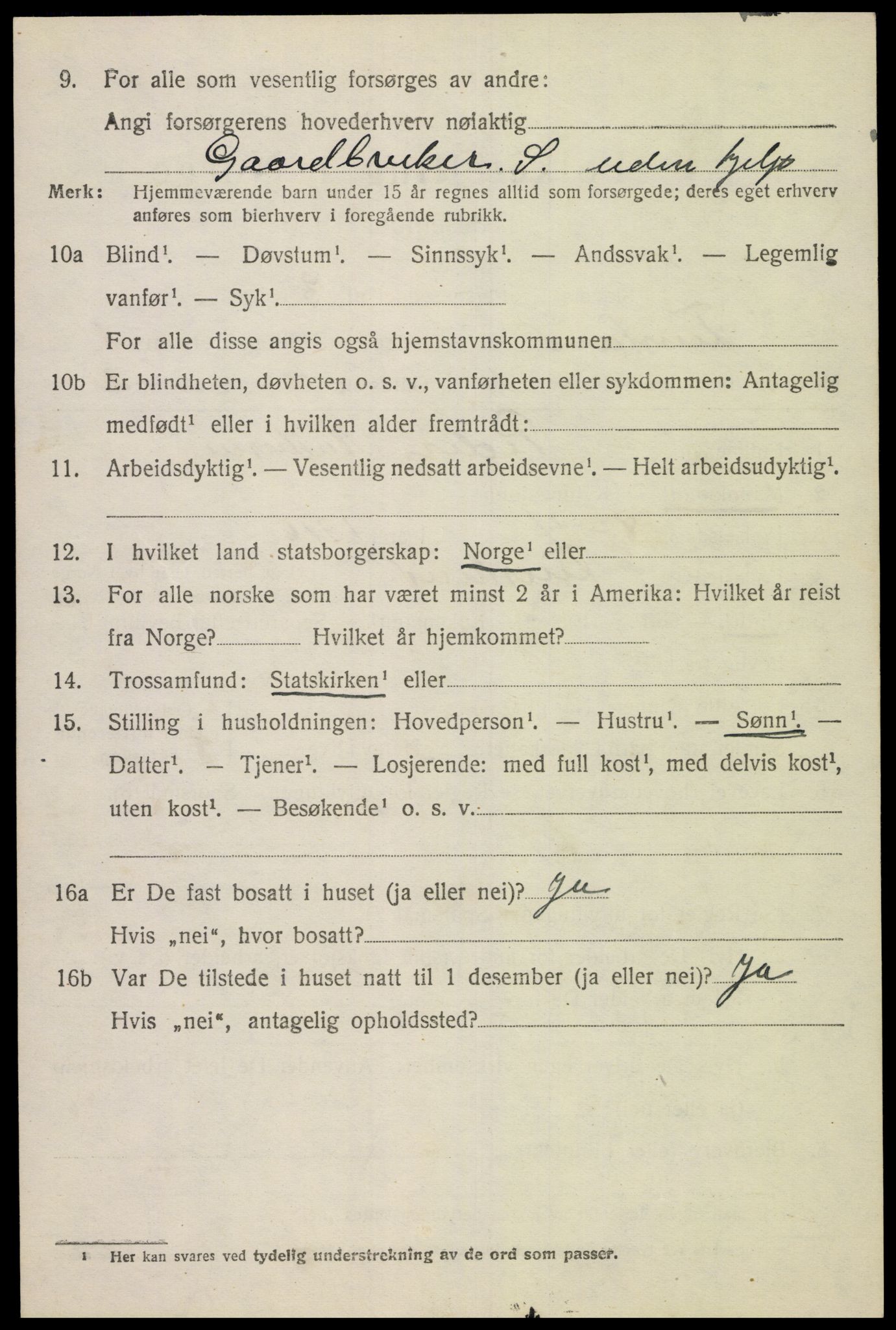 SAK, 1920 census for Finsland, 1920, p. 375