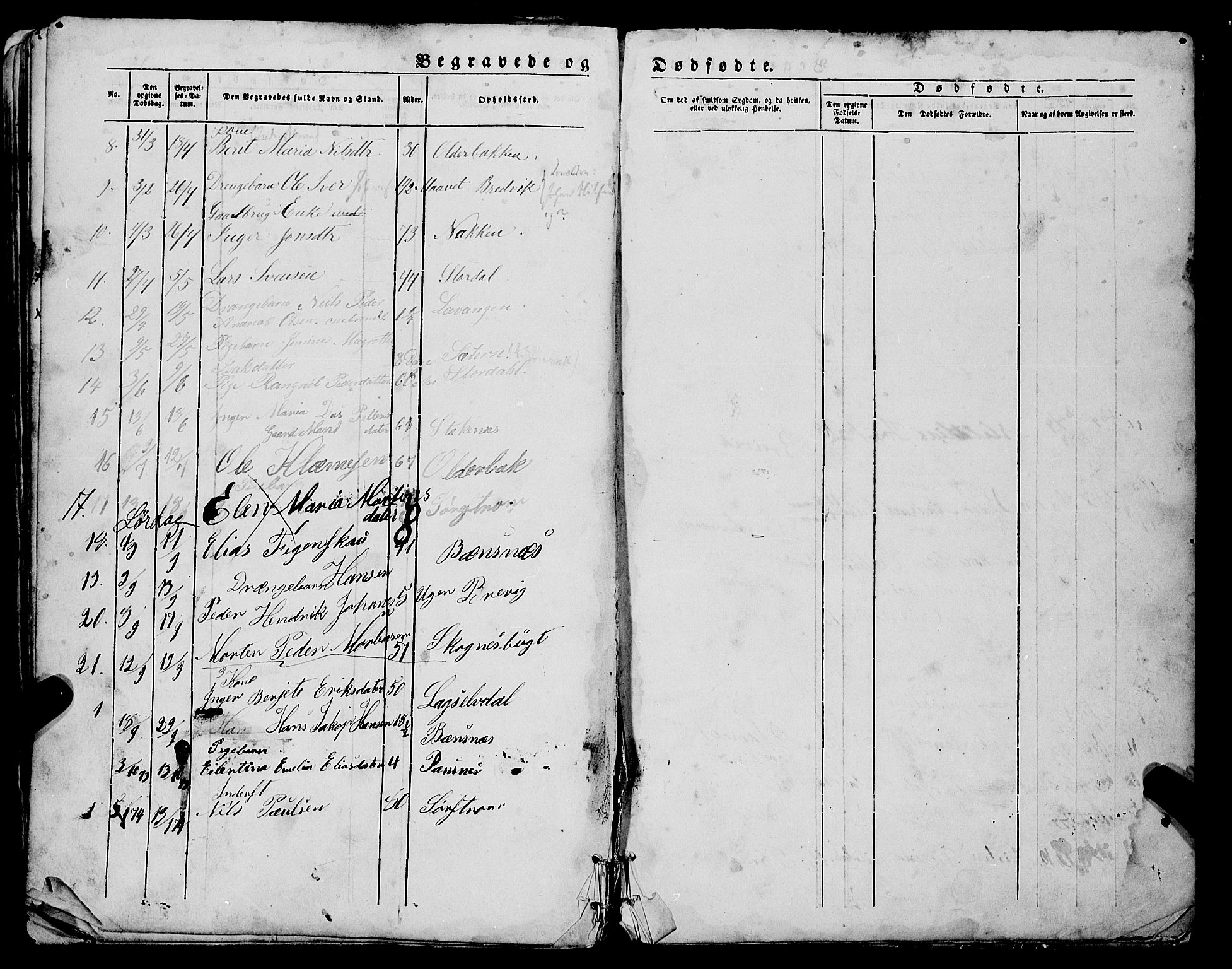 Lyngen sokneprestembete, AV/SATØ-S-1289/H/He/Heb/L0005klokker: Parish register (copy) no. 5, 1847-1882