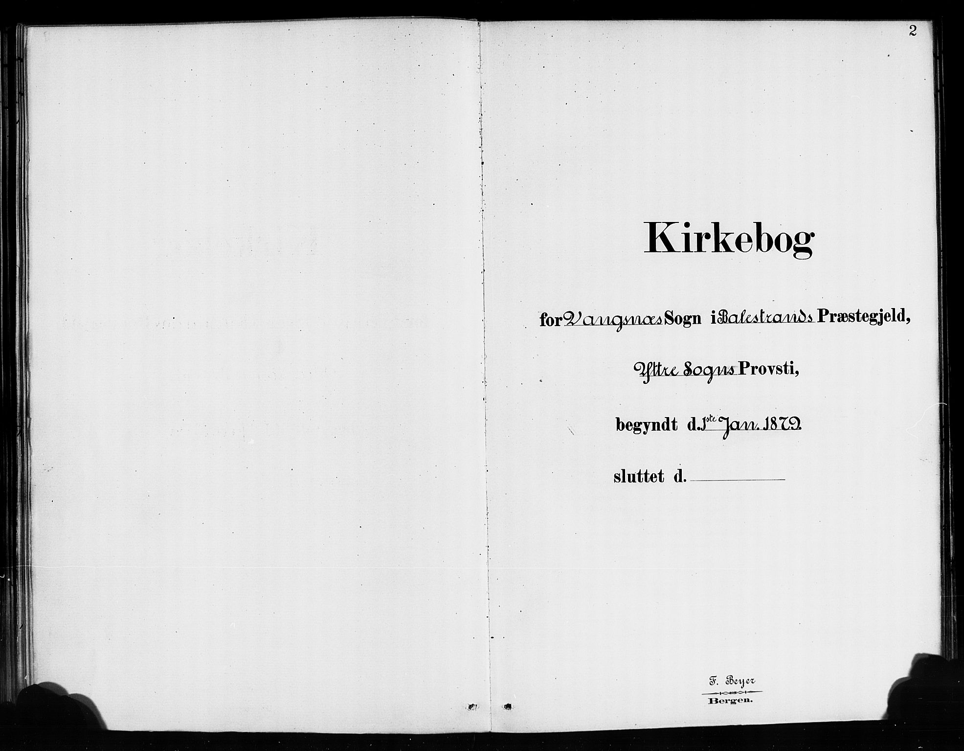 Balestrand sokneprestembete, AV/SAB-A-79601/H/Haa/Haaa/L0004: Parish register (official) no. A 4 / 3, 1879-1888, p. 2