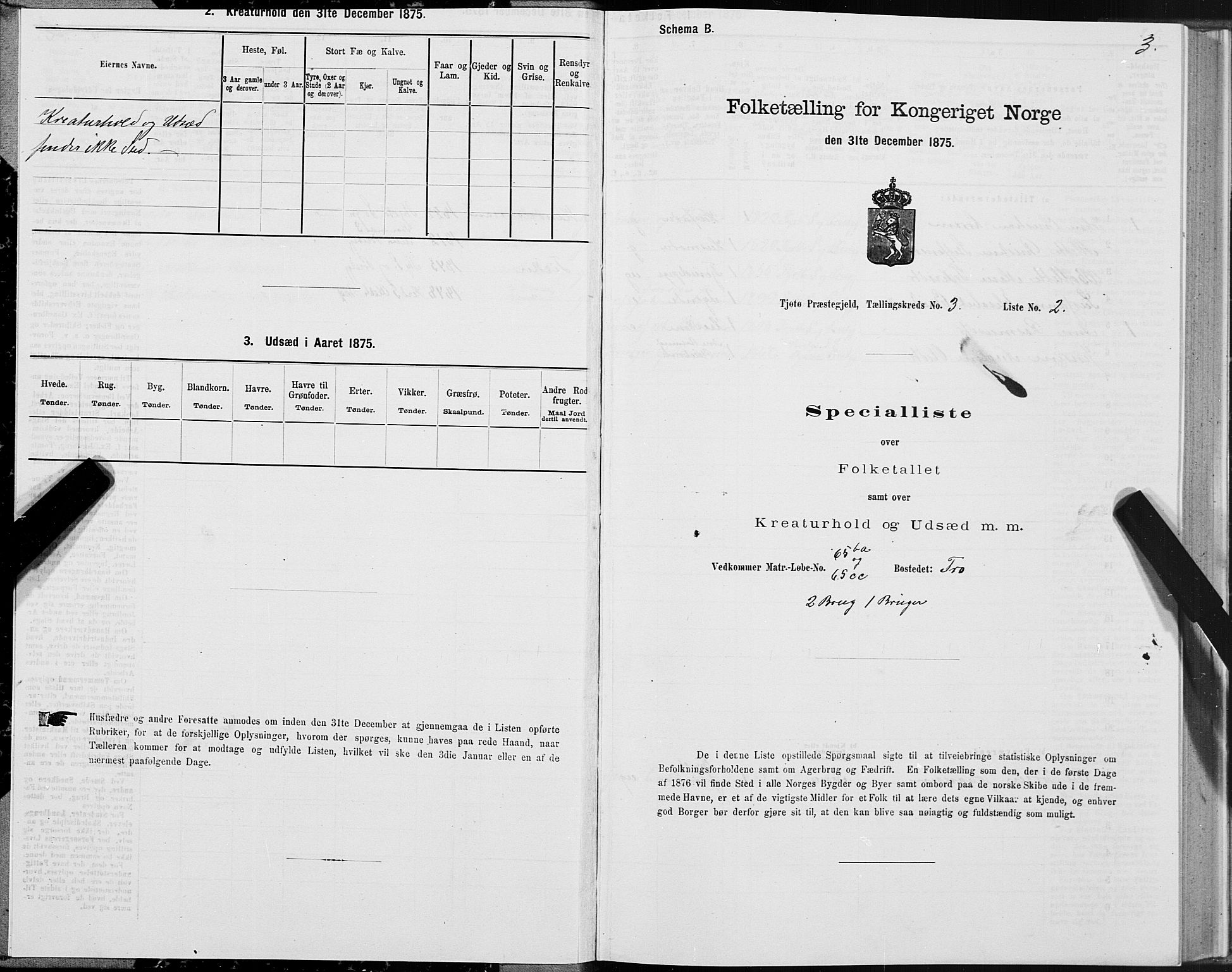 SAT, 1875 census for 1817P Tjøtta, 1875, p. 2003