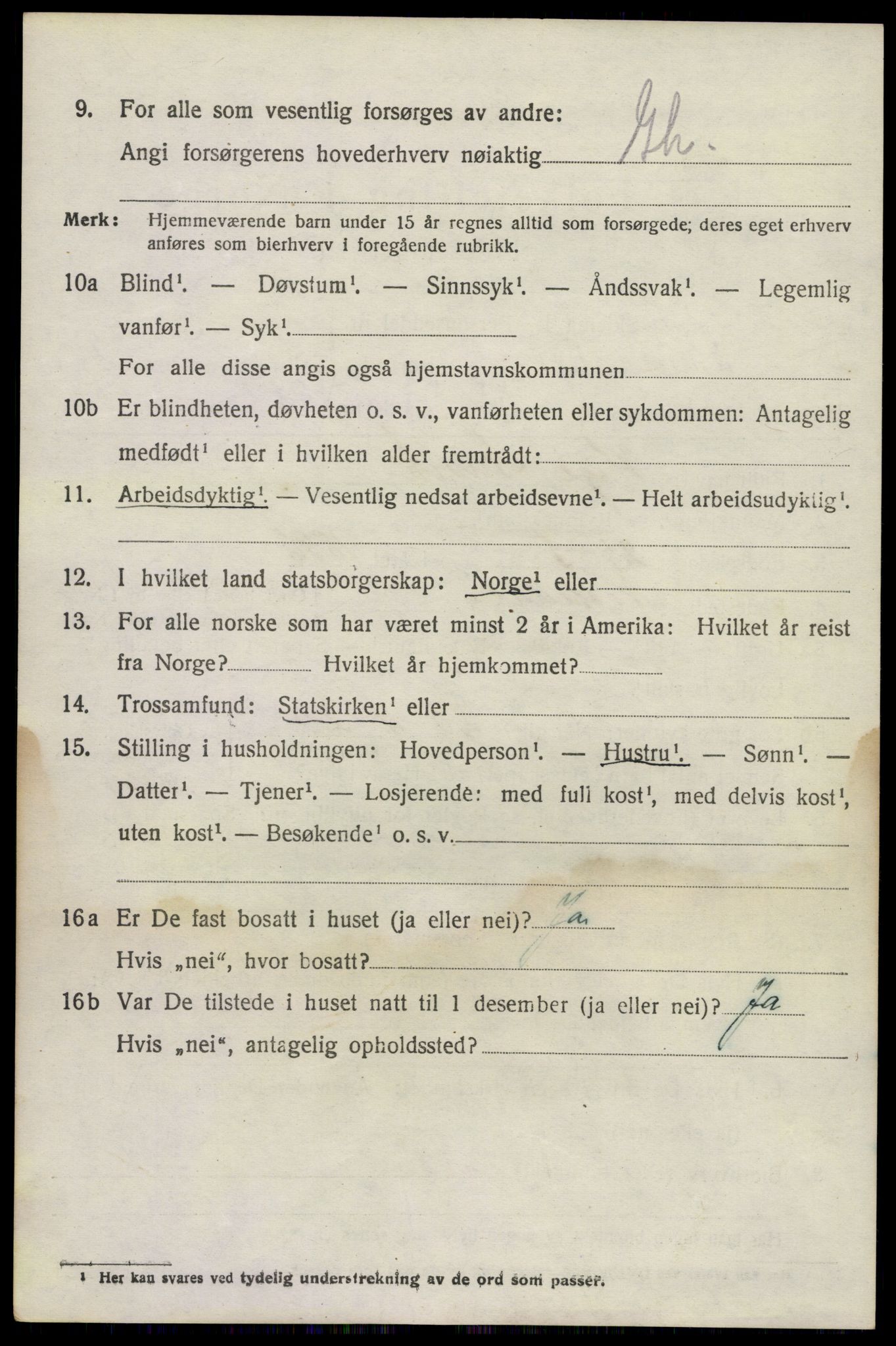 SAKO, 1920 census for Brunlanes, 1920, p. 4482