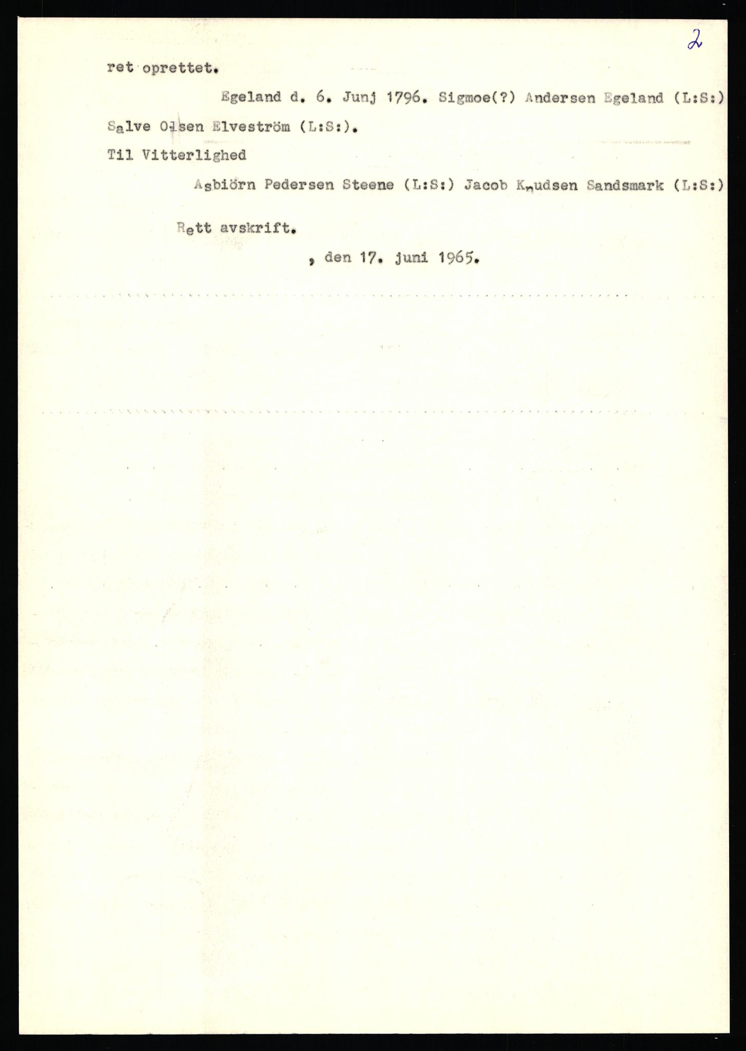 Statsarkivet i Stavanger, AV/SAST-A-101971/03/Y/Yj/L0017: Avskrifter sortert etter gårdsnavn: Eigeland østre - Elve, 1750-1930, p. 3