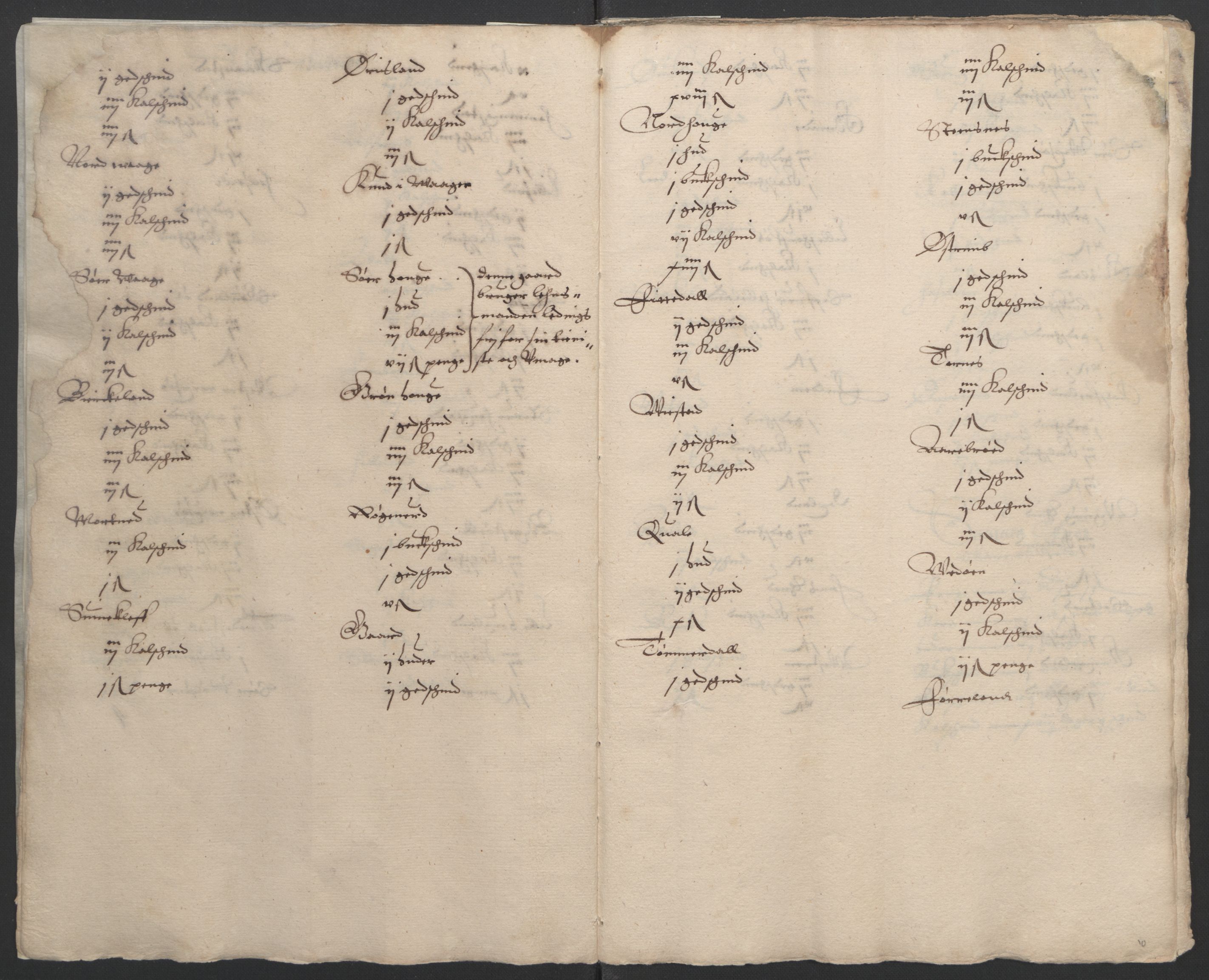 Stattholderembetet 1572-1771, AV/RA-EA-2870/Ek/L0002/0003: Jordebøker til utlikning av garnisonsskatt 1624-1626: / Jordebøker for Stavanger len, 1624-1626, p. 12