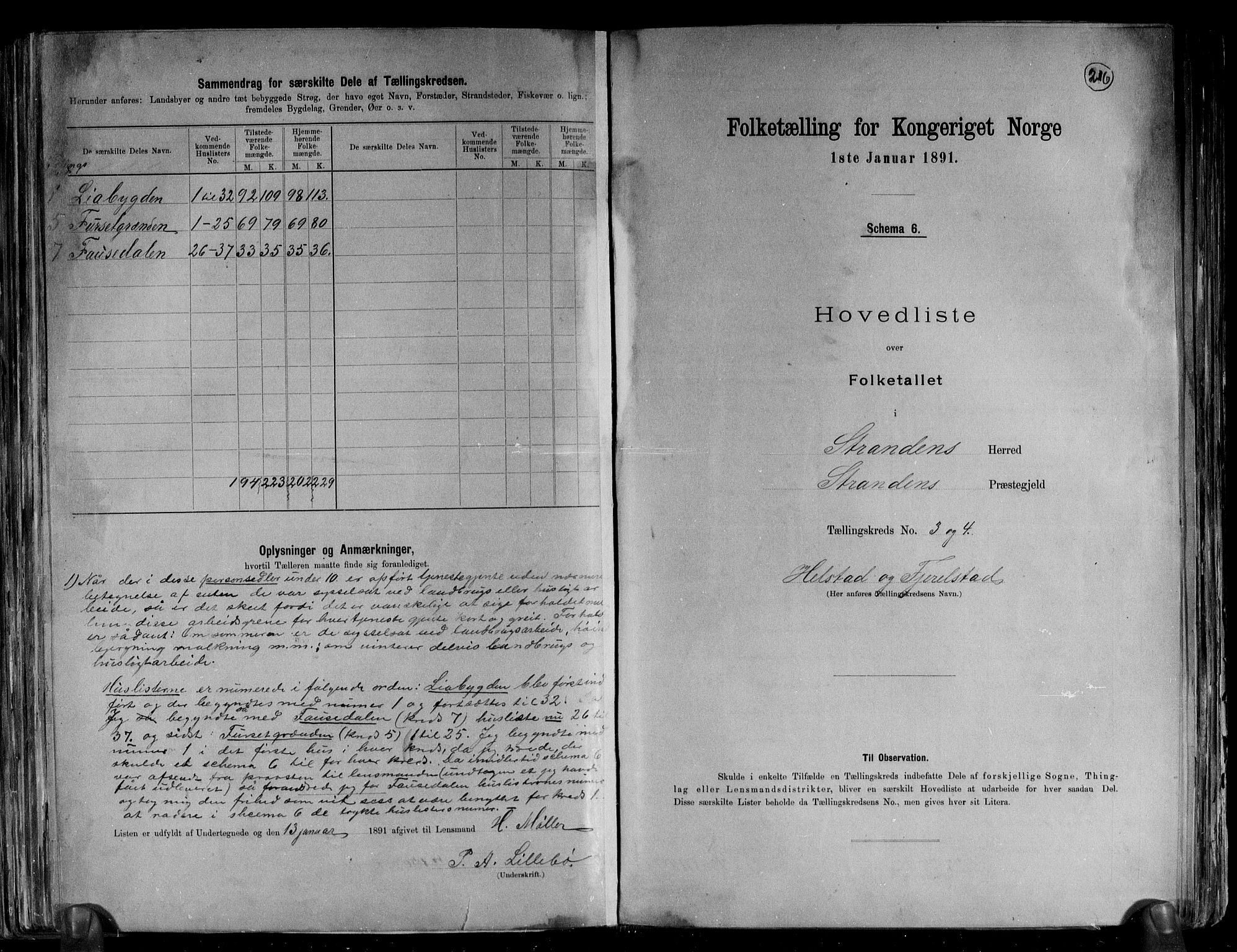 RA, 1891 census for 1525 Stranda, 1891, p. 8