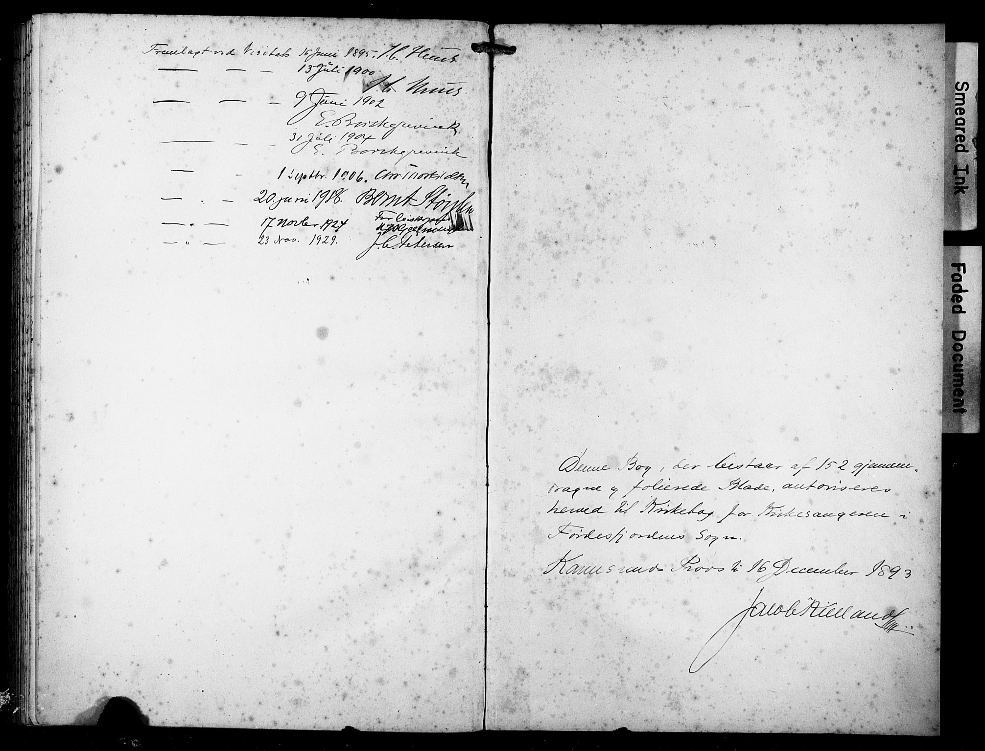 Avaldsnes sokneprestkontor, SAST/A -101851/H/Ha/Hab/L0011: Parish register (copy) no. B 11, 1893-1929