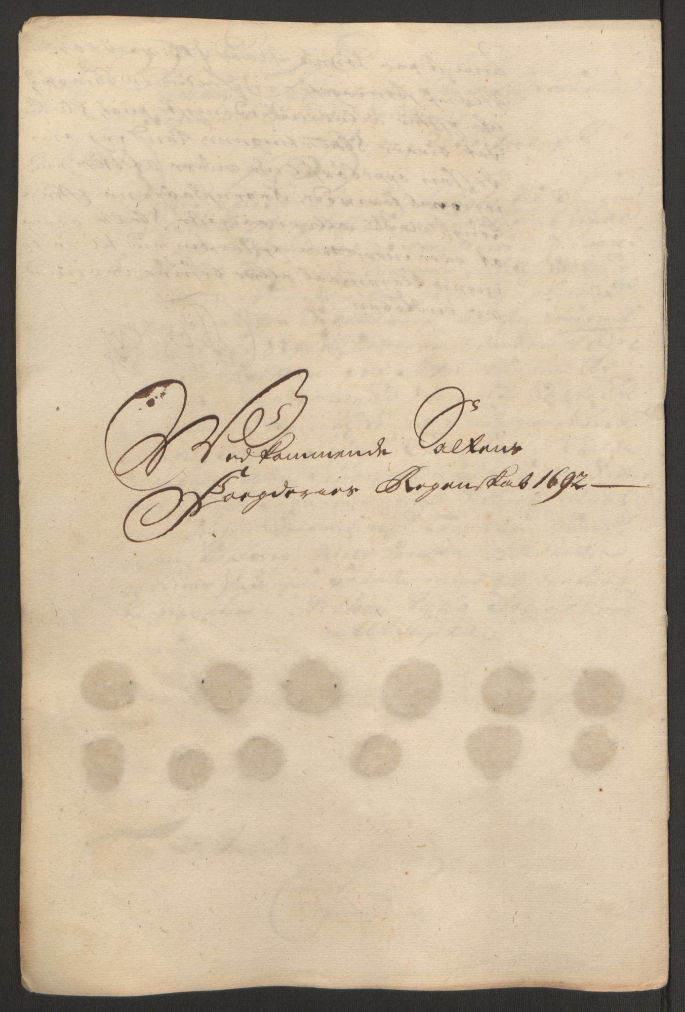 Rentekammeret inntil 1814, Reviderte regnskaper, Fogderegnskap, AV/RA-EA-4092/R66/L4577: Fogderegnskap Salten, 1691-1693, p. 183