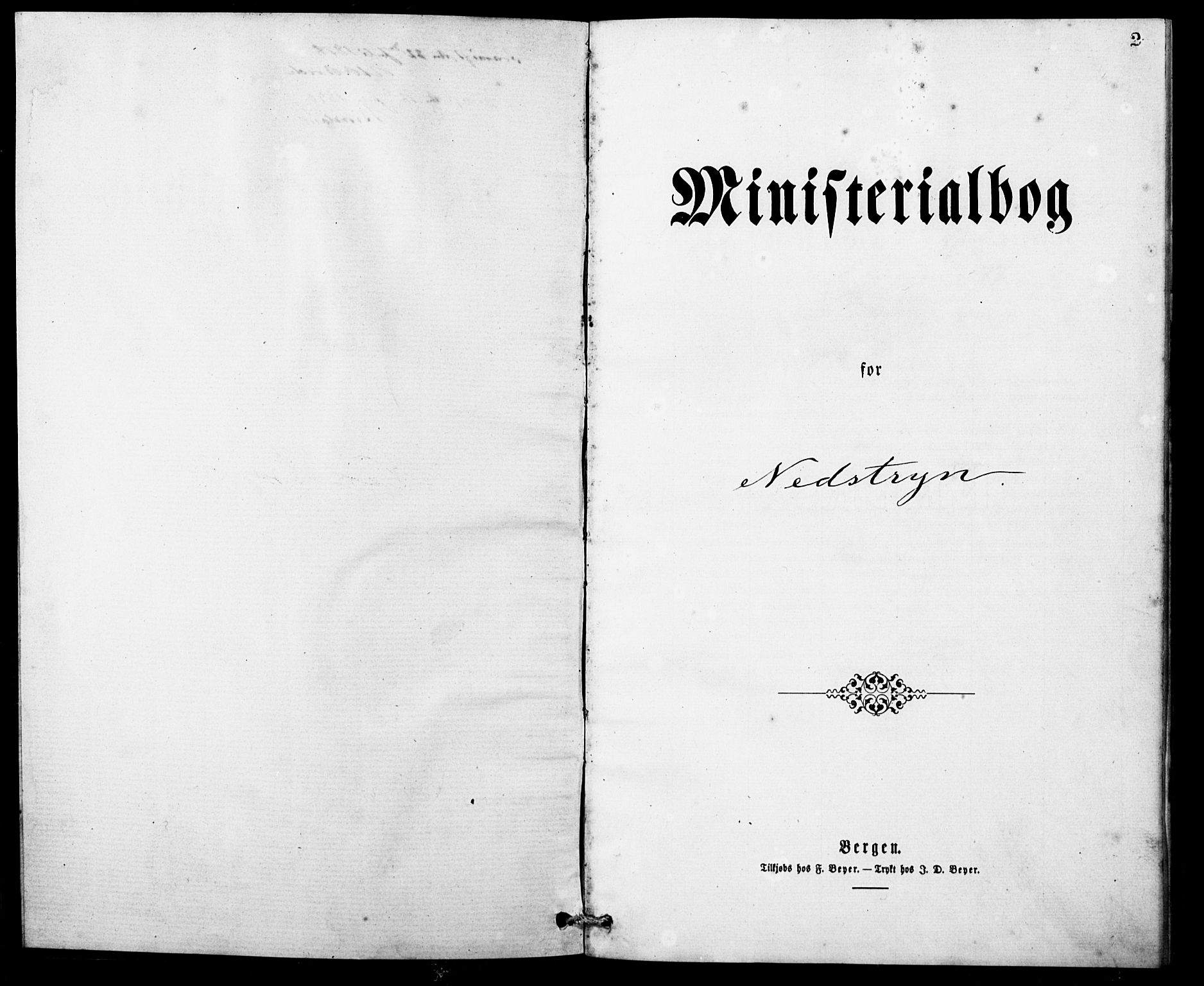 Stryn Sokneprestembete, AV/SAB-A-82501: Parish register (copy) no. A 1A, 1877-1882, p. 2