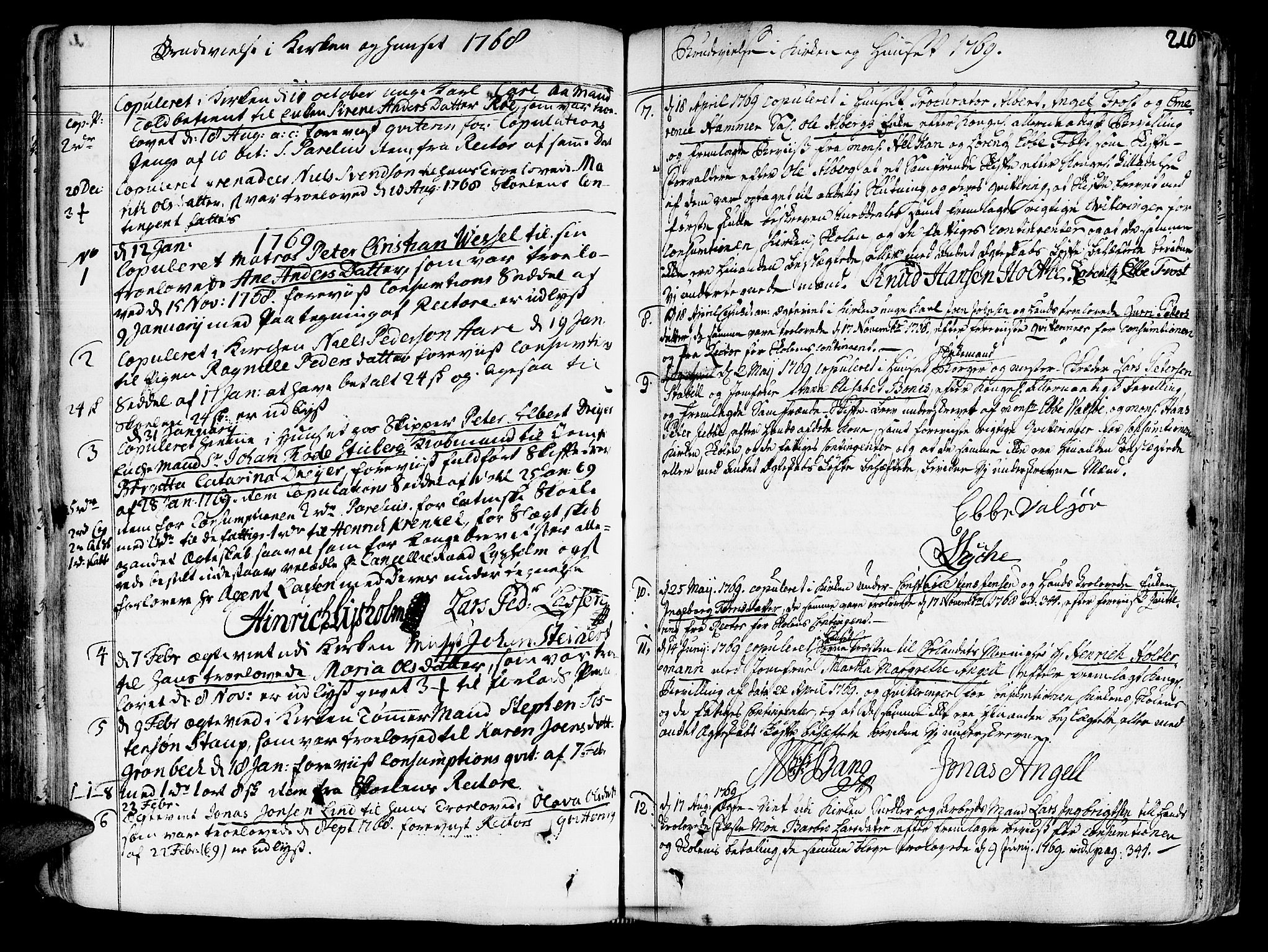 Ministerialprotokoller, klokkerbøker og fødselsregistre - Sør-Trøndelag, SAT/A-1456/602/L0103: Parish register (official) no. 602A01, 1732-1774, p. 216