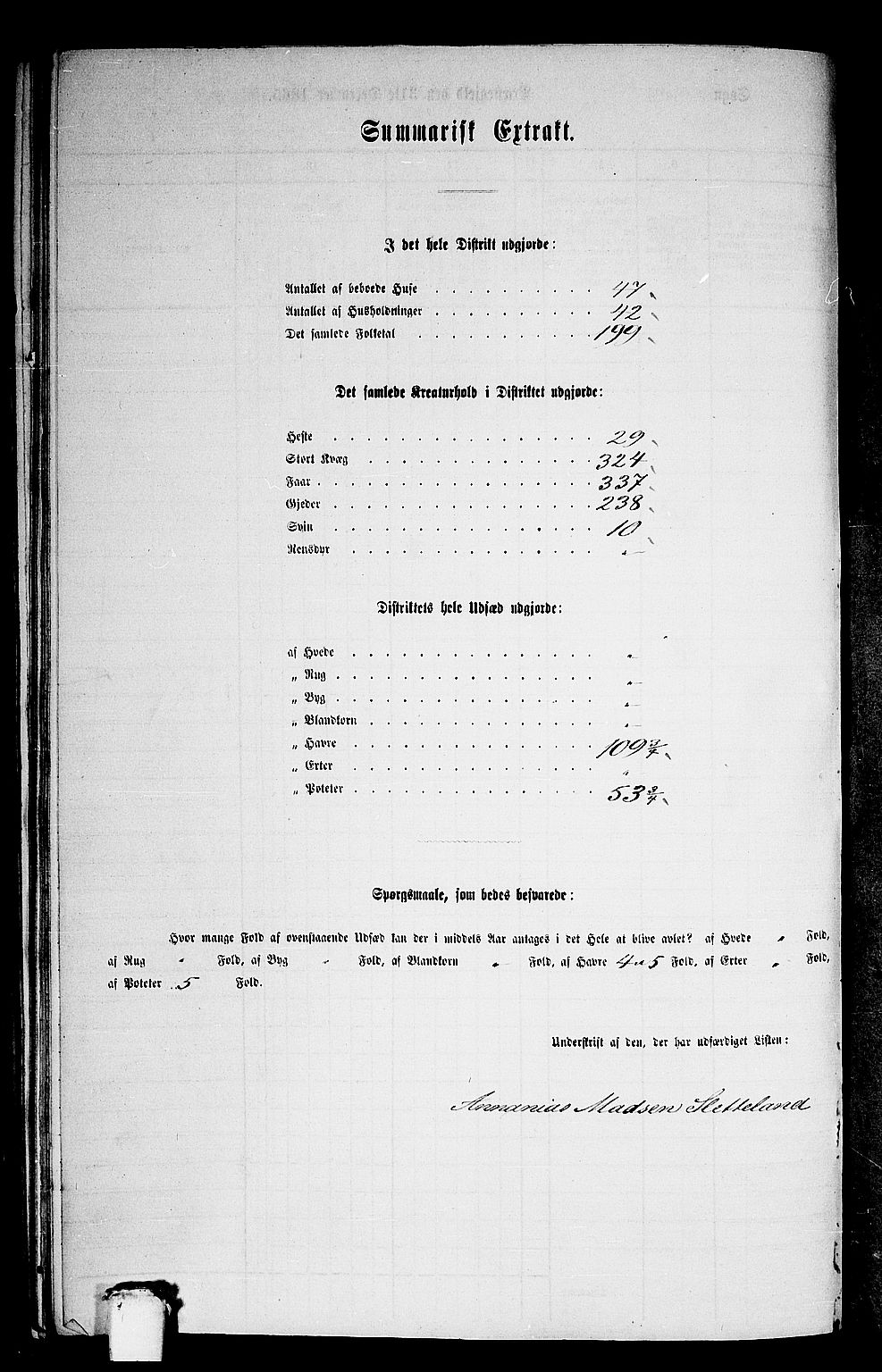 RA, 1865 census for Ytre Holmedal, 1865, p. 132