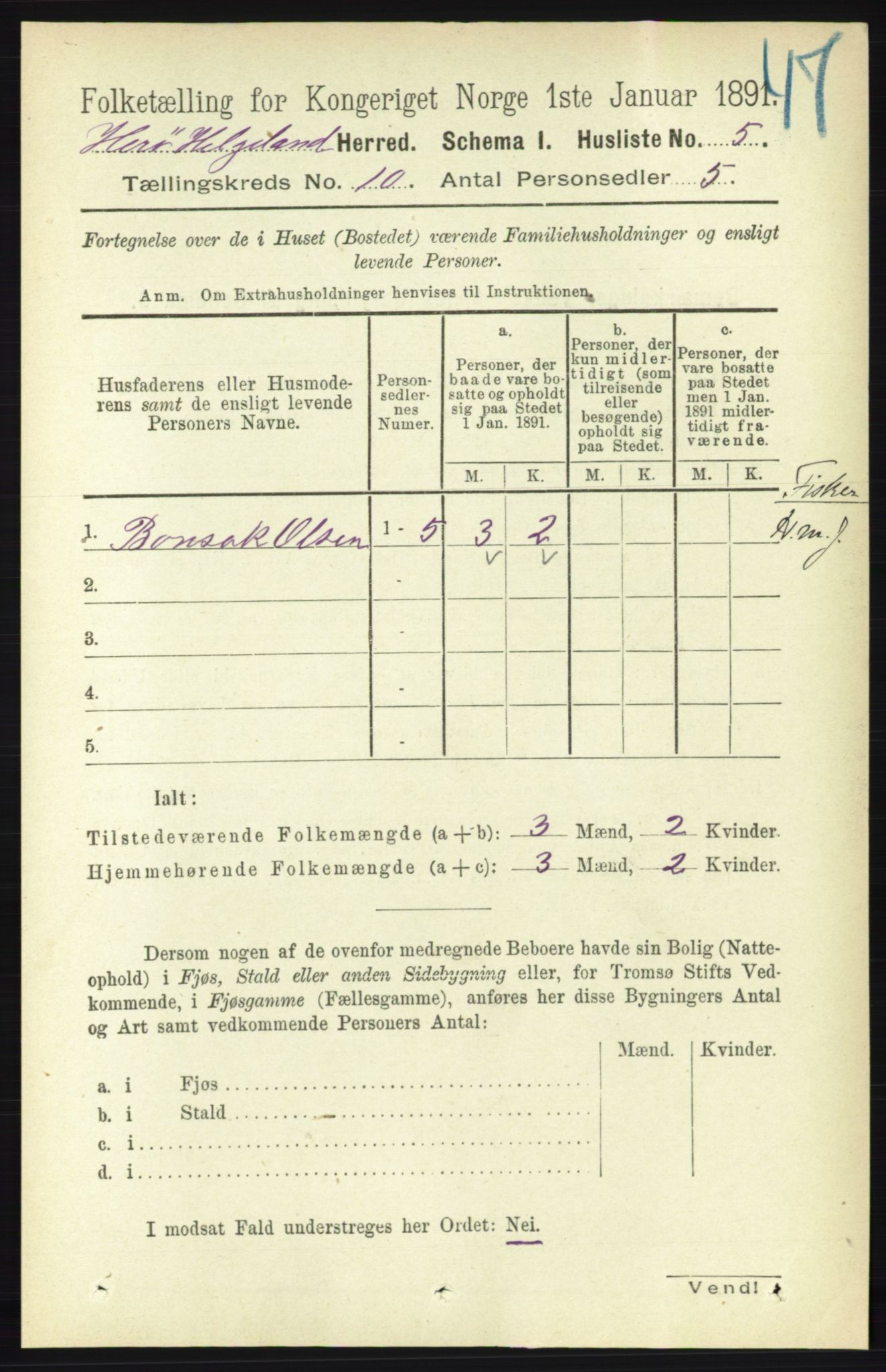 RA, 1891 census for 1818 Herøy, 1891, p. 3858