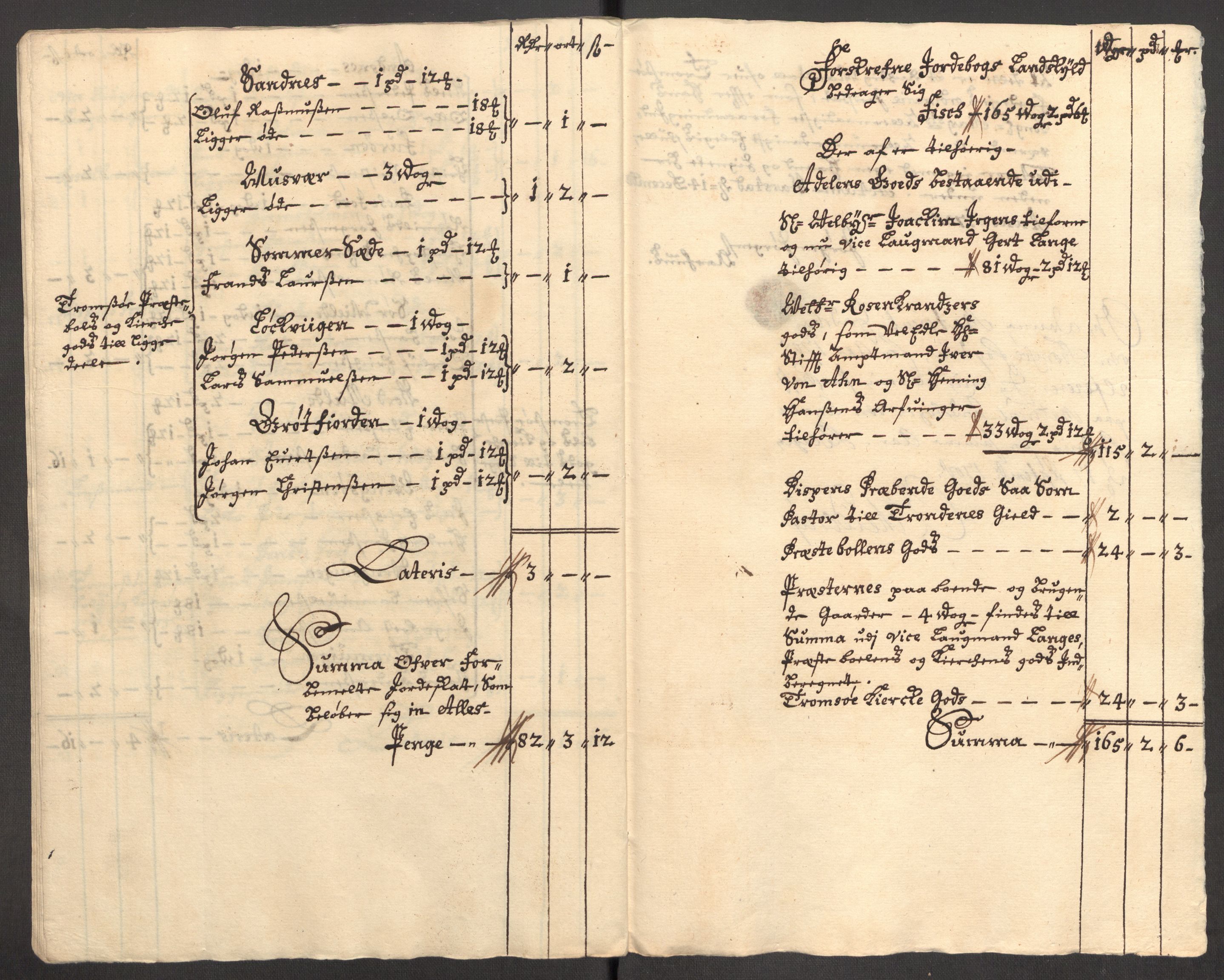 Rentekammeret inntil 1814, Reviderte regnskaper, Fogderegnskap, AV/RA-EA-4092/R68/L4756: Fogderegnskap Senja og Troms, 1705-1707, p. 69