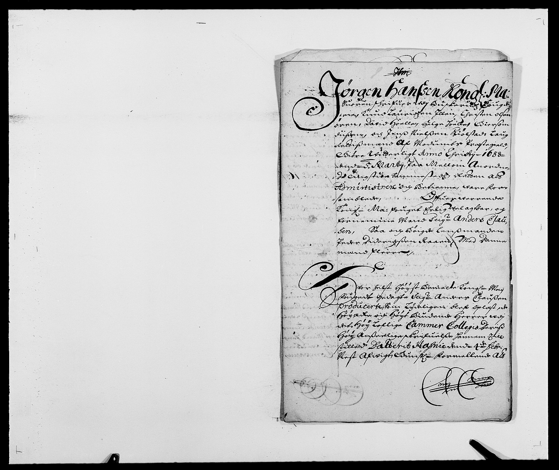 Rentekammeret inntil 1814, Reviderte regnskaper, Fogderegnskap, RA/EA-4092/R25/L1679: Fogderegnskap Buskerud, 1687-1688, p. 524