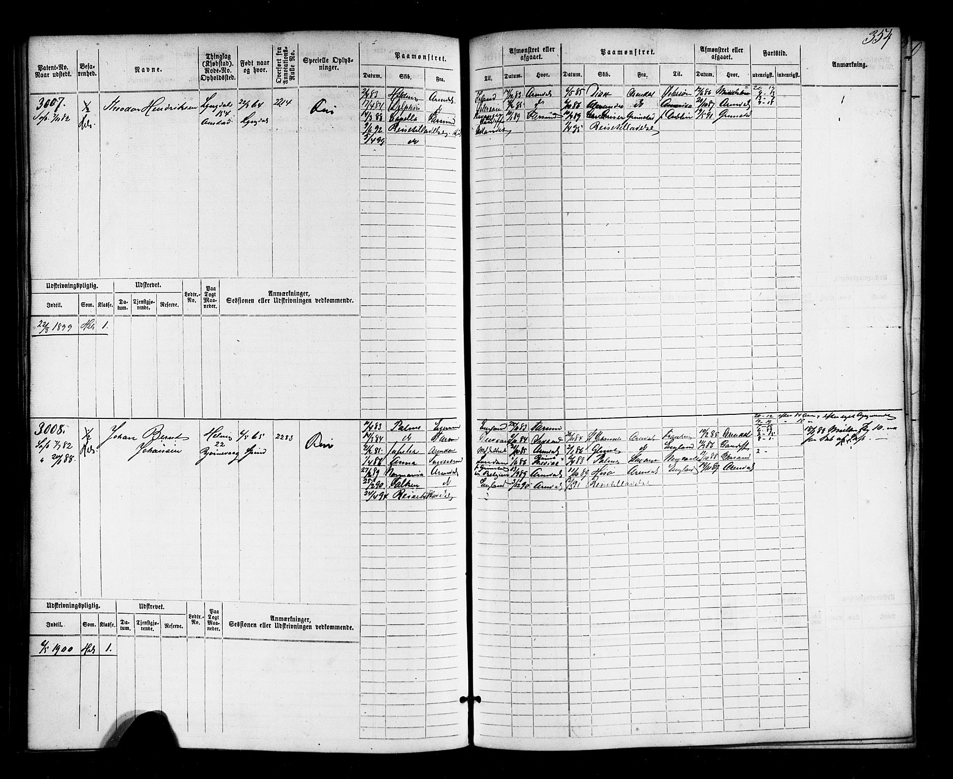 Farsund mønstringskrets, AV/SAK-2031-0017/F/Fb/L0018: Hovedrulle nr 2301-3066, Z-10, 1875-1914, p. 368