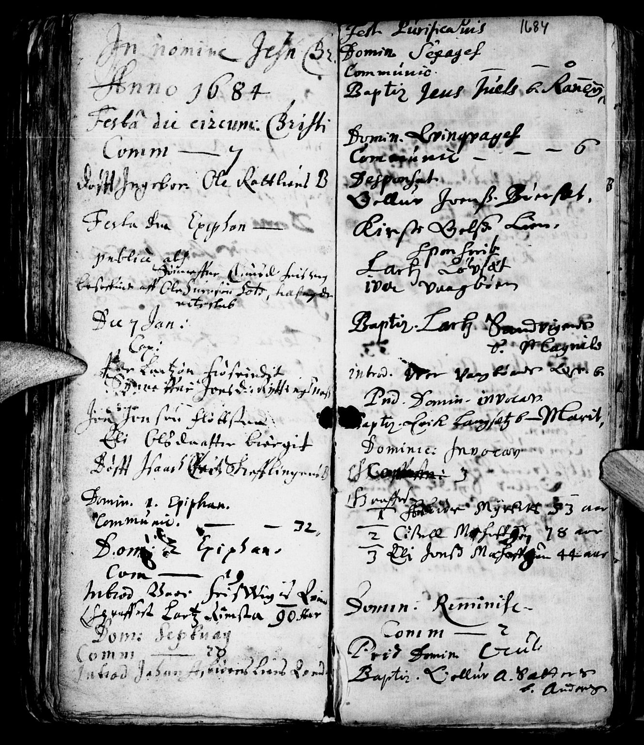 Ministerialprotokoller, klokkerbøker og fødselsregistre - Møre og Romsdal, AV/SAT-A-1454/586/L0976: Parish register (official) no. 586A02, 1664-1702