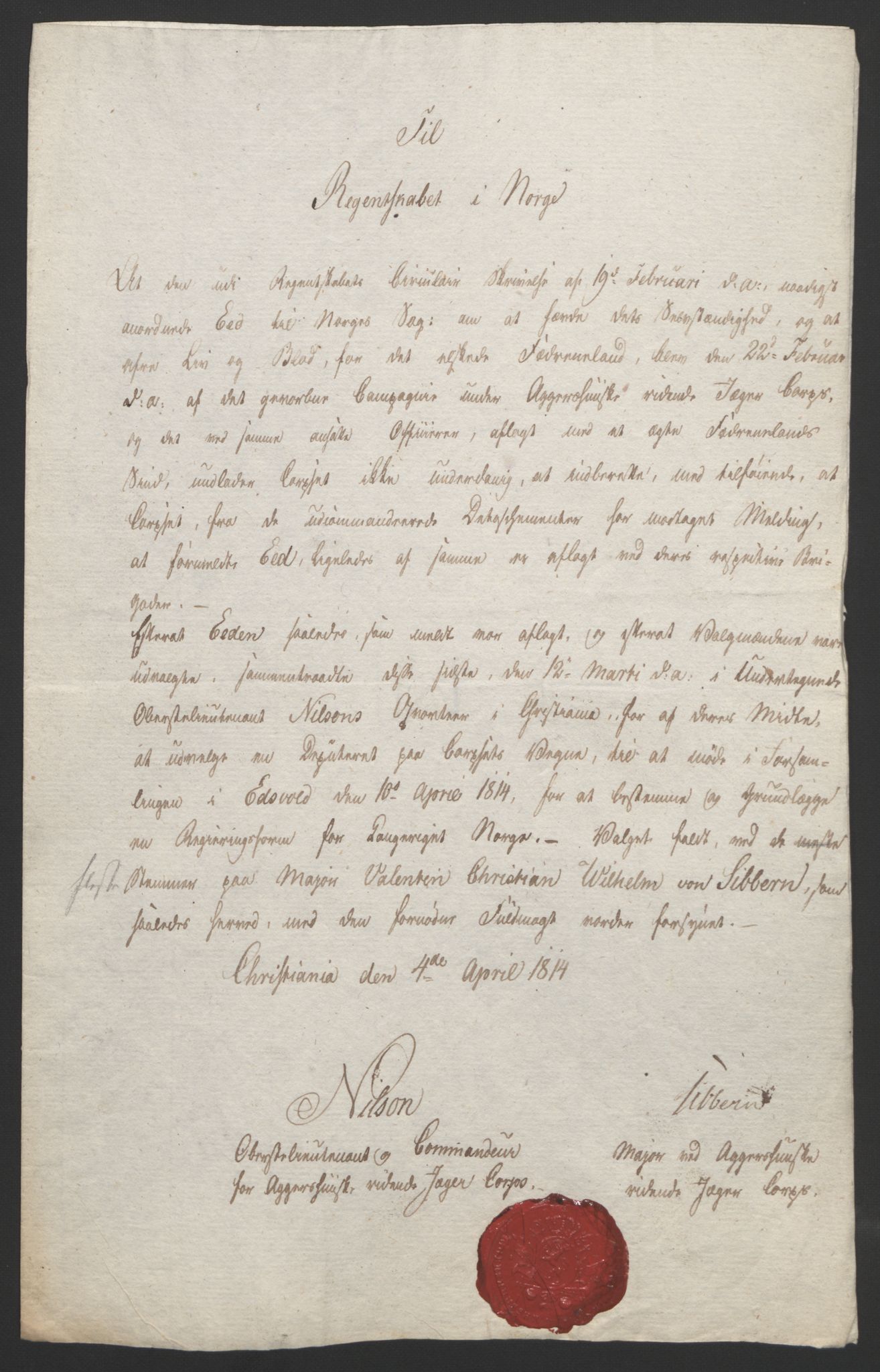 Statsrådssekretariatet, AV/RA-S-1001/D/Db/L0007: Fullmakter for Eidsvollsrepresentantene i 1814. , 1814, p. 68