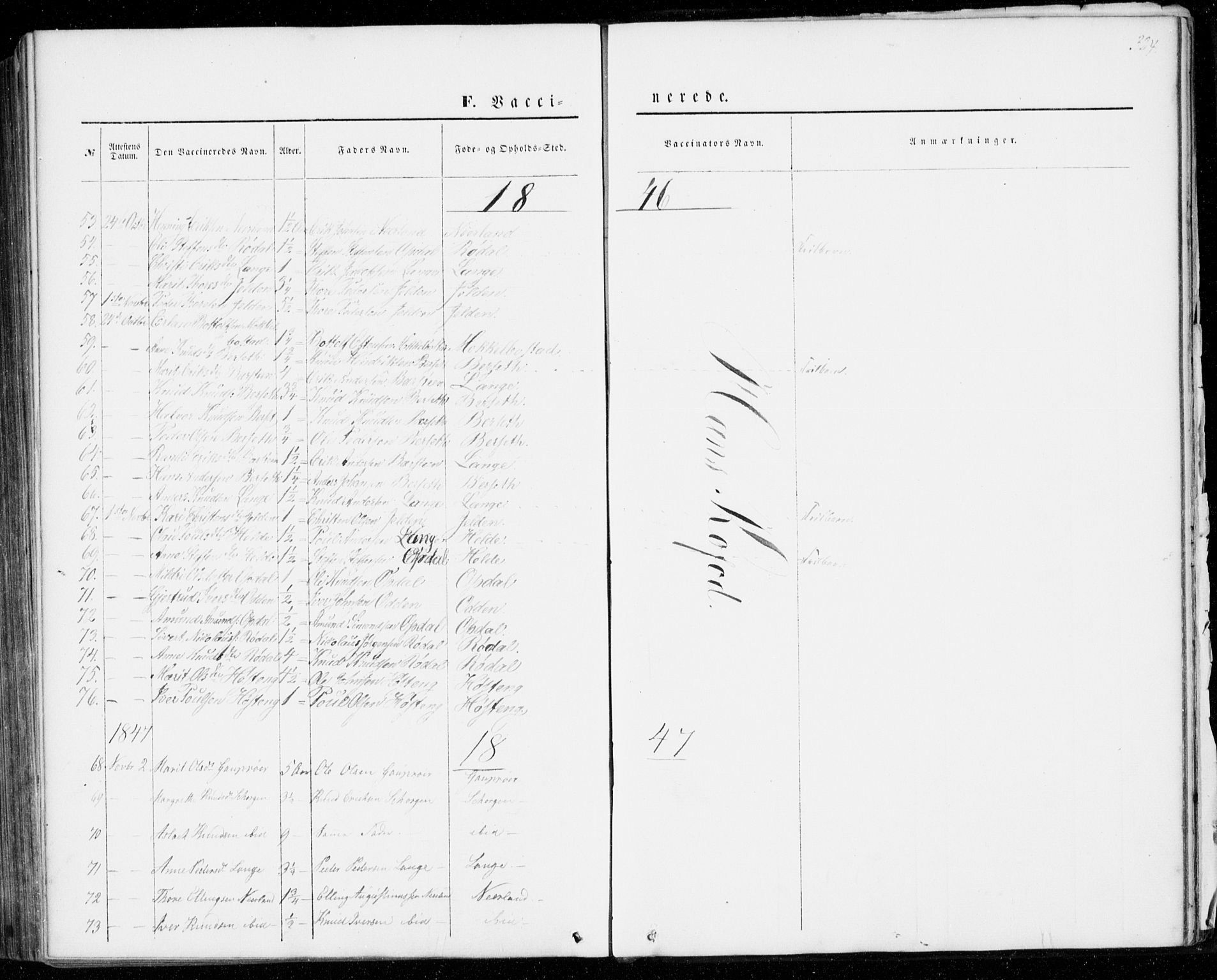 Ministerialprotokoller, klokkerbøker og fødselsregistre - Møre og Romsdal, SAT/A-1454/554/L0643: Parish register (official) no. 554A01, 1846-1879, p. 324