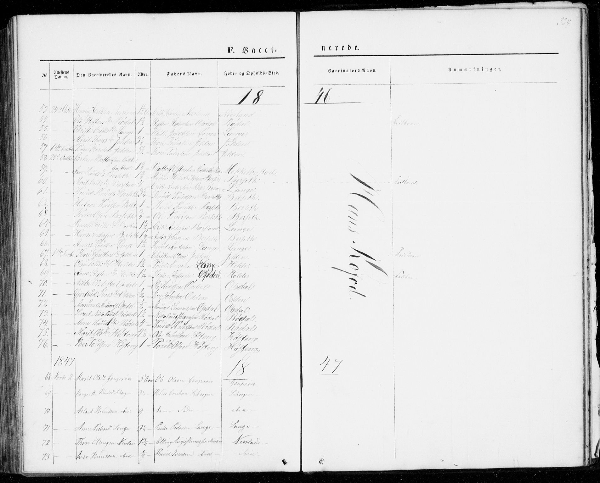 Ministerialprotokoller, klokkerbøker og fødselsregistre - Møre og Romsdal, AV/SAT-A-1454/554/L0643: Parish register (official) no. 554A01, 1846-1879, p. 324