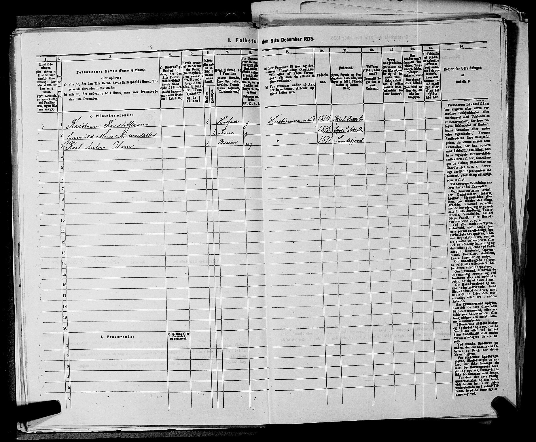 SAKO, 1875 census for 0721P Sem, 1875, p. 1570