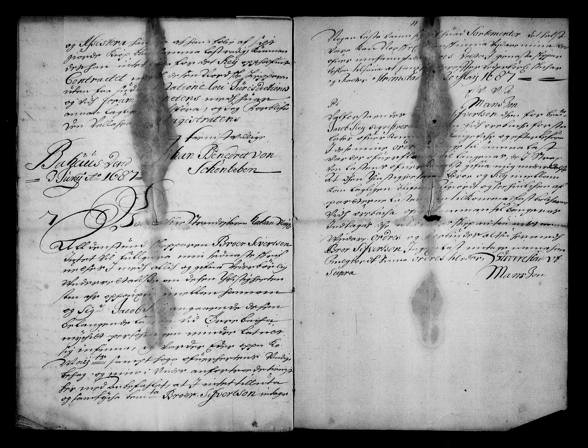 Stattholderembetet 1572-1771, AV/RA-EA-2870/Af/L0001: Avskrifter av vedlegg til originale supplikker, nummerert i samsvar med supplikkbøkene, 1683-1687, p. 148