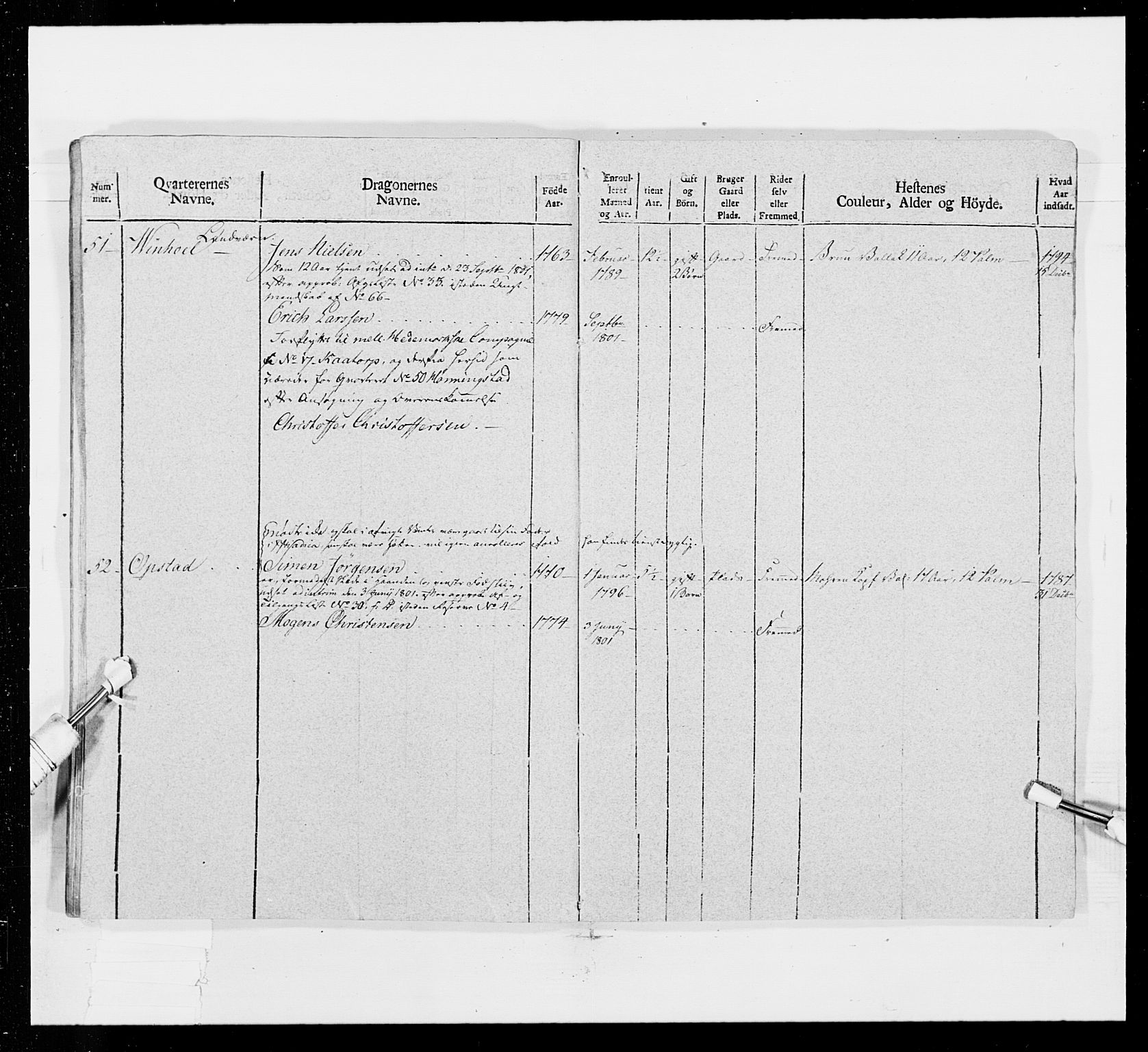 Generalitets- og kommissariatskollegiet, Det kongelige norske kommissariatskollegium, AV/RA-EA-5420/E/Eh/L0016: Opplandske dragonregiment, 1789-1801, p. 499