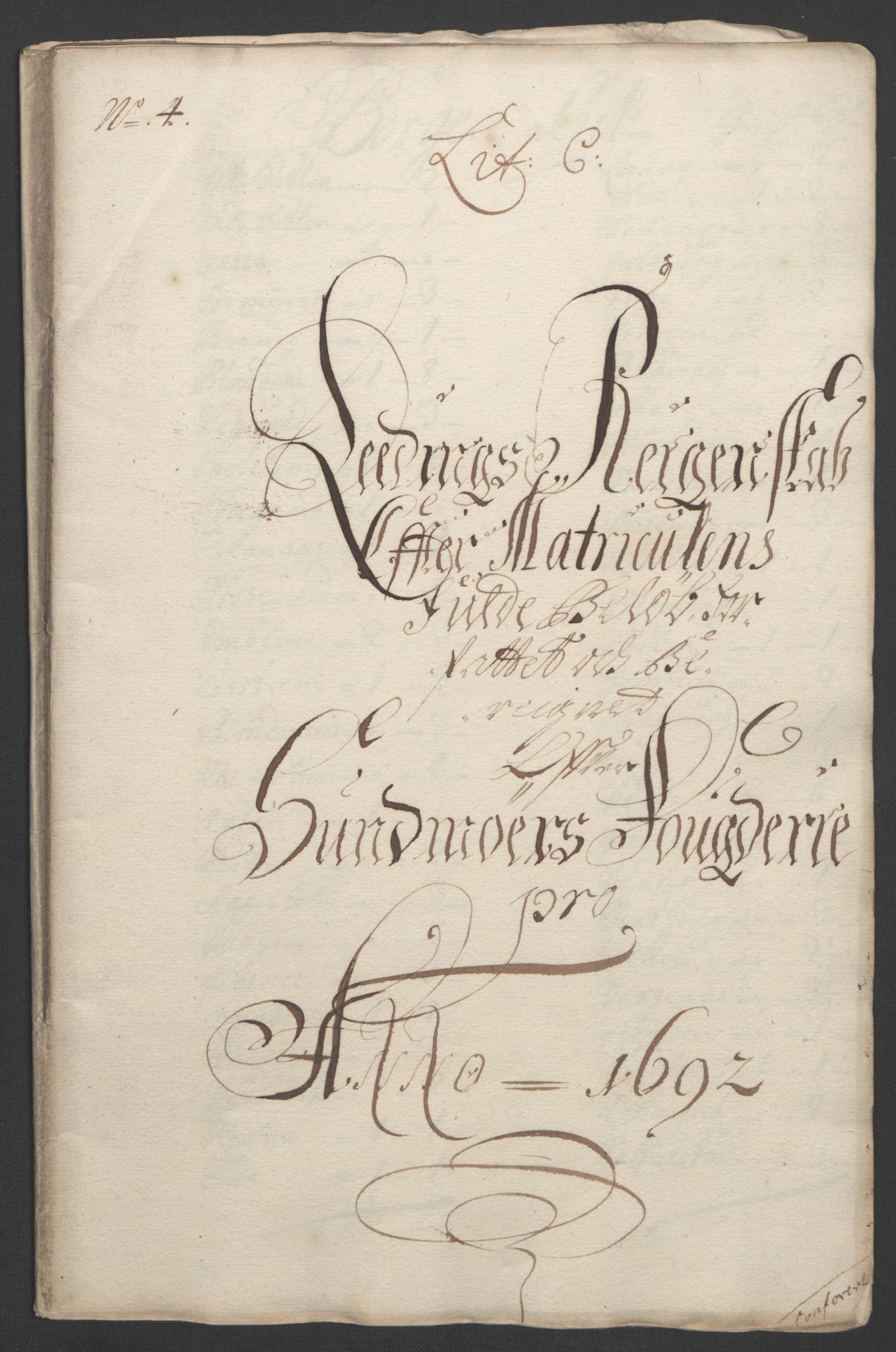 Rentekammeret inntil 1814, Reviderte regnskaper, Fogderegnskap, RA/EA-4092/R54/L3554: Fogderegnskap Sunnmøre, 1691-1693, p. 183