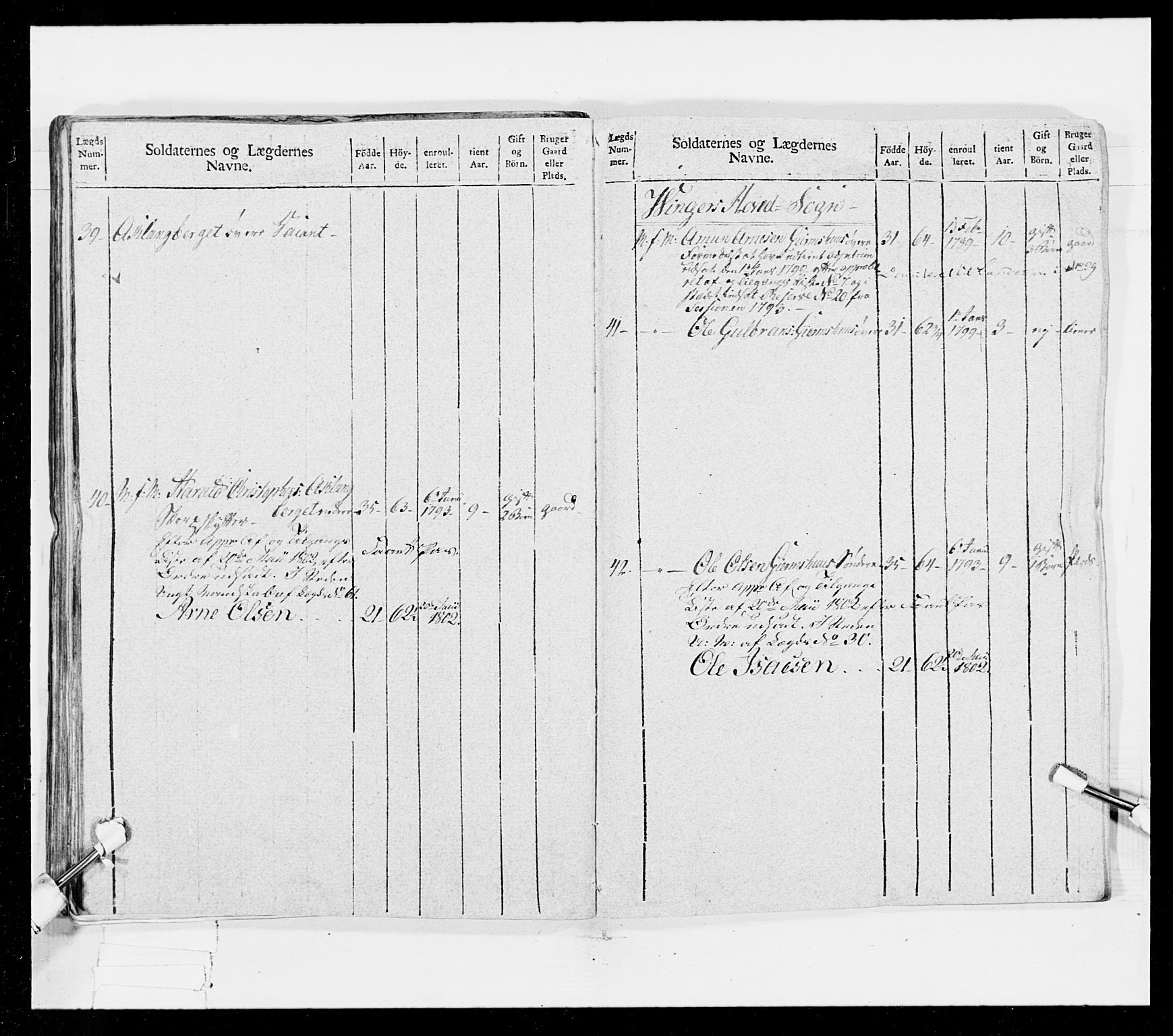 Generalitets- og kommissariatskollegiet, Det kongelige norske kommissariatskollegium, AV/RA-EA-5420/E/Eh/L0025: Skiløperkompaniene, 1766-1803, p. 308