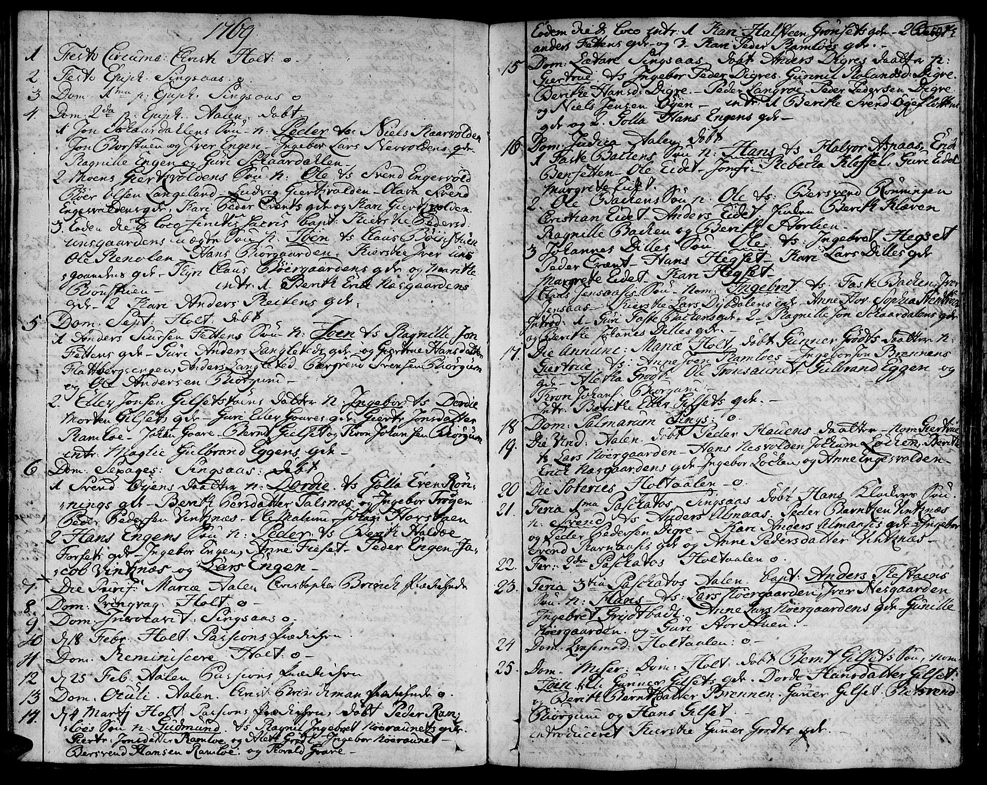 Ministerialprotokoller, klokkerbøker og fødselsregistre - Sør-Trøndelag, SAT/A-1456/685/L0952: Parish register (official) no. 685A01, 1745-1804, p. 59