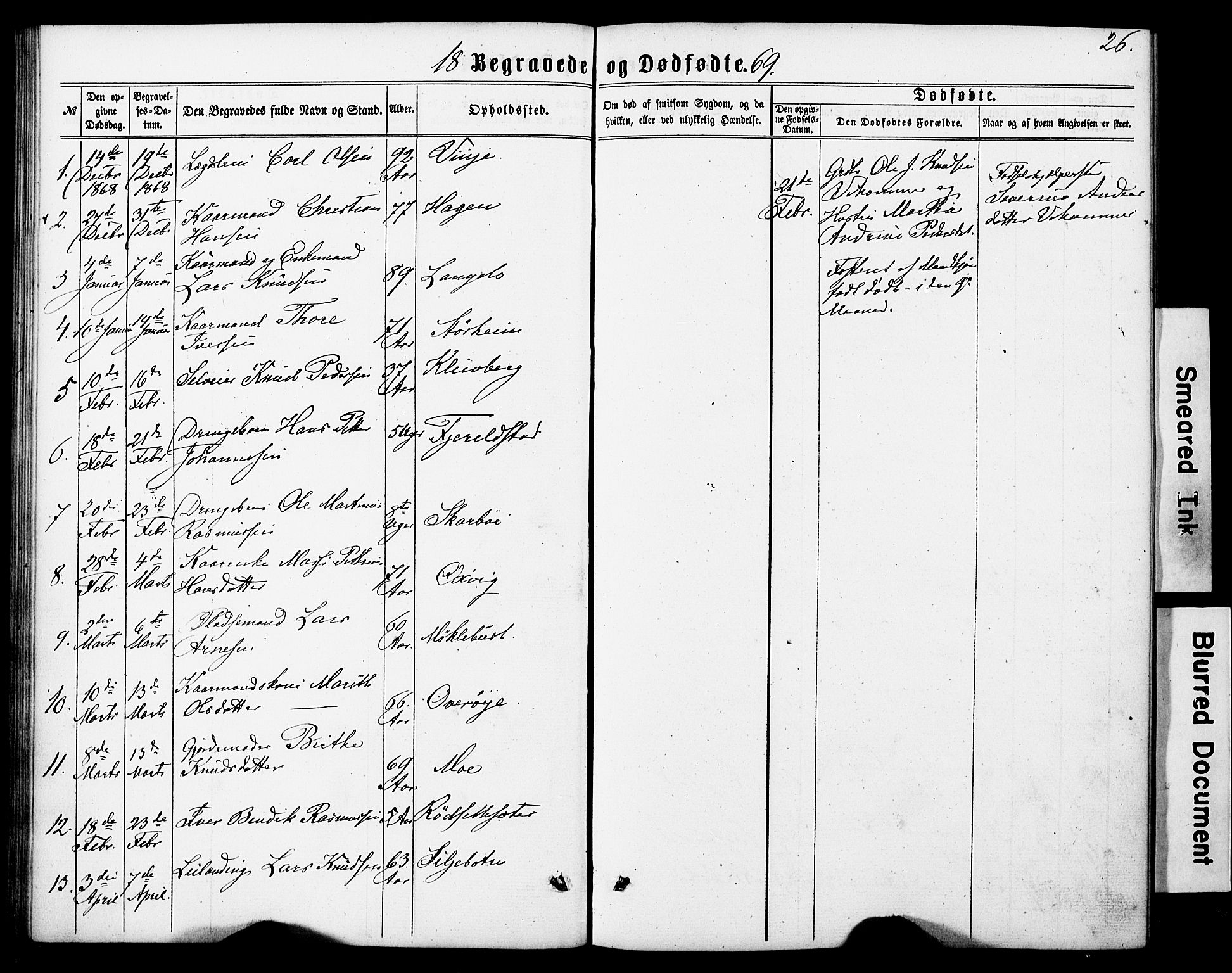 Ministerialprotokoller, klokkerbøker og fødselsregistre - Møre og Romsdal, AV/SAT-A-1454/520/L0282: Parish register (official) no. 520A11, 1862-1881, p. 26