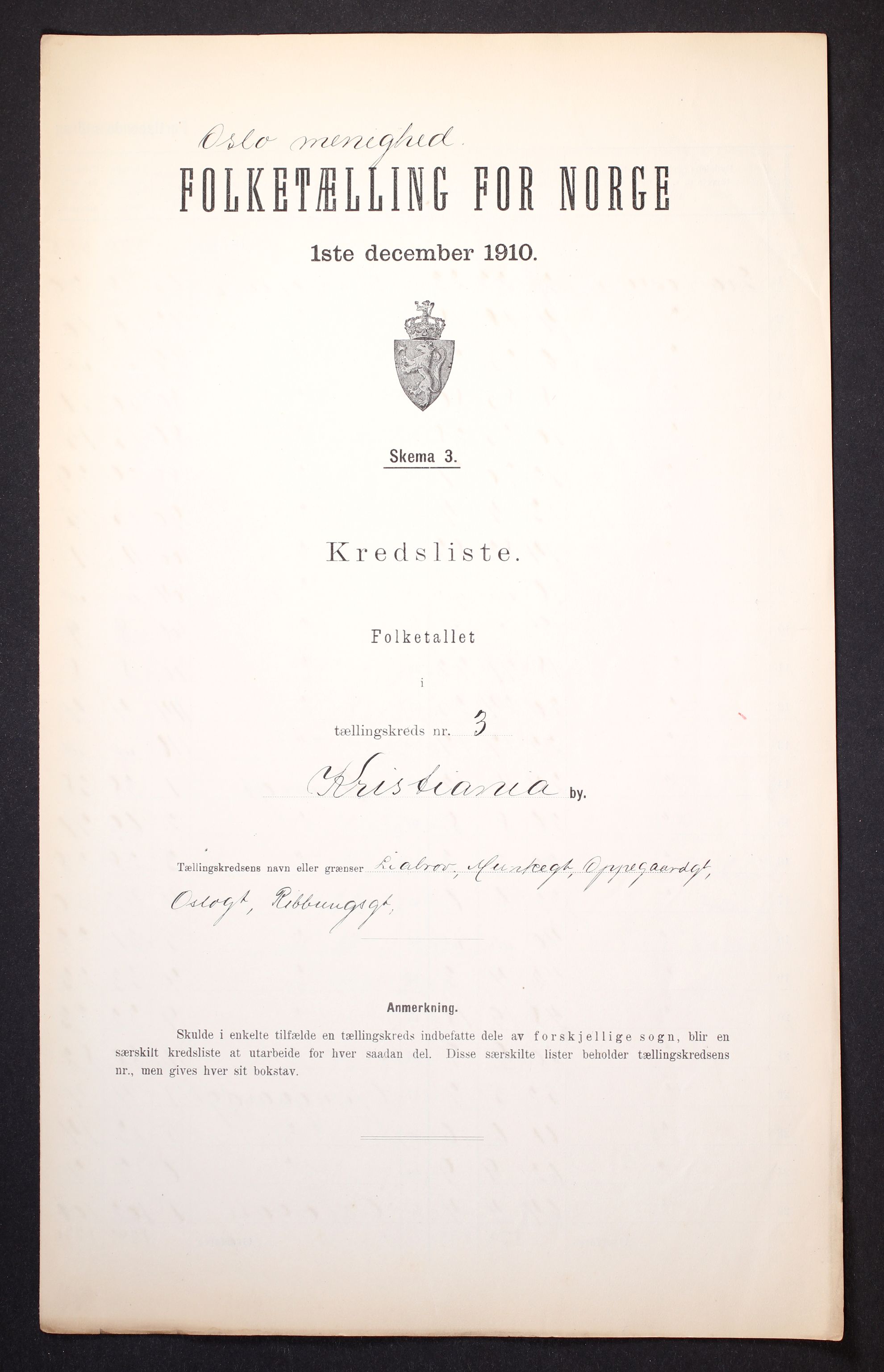 RA, 1910 census for Kristiania, 1910, p. 508