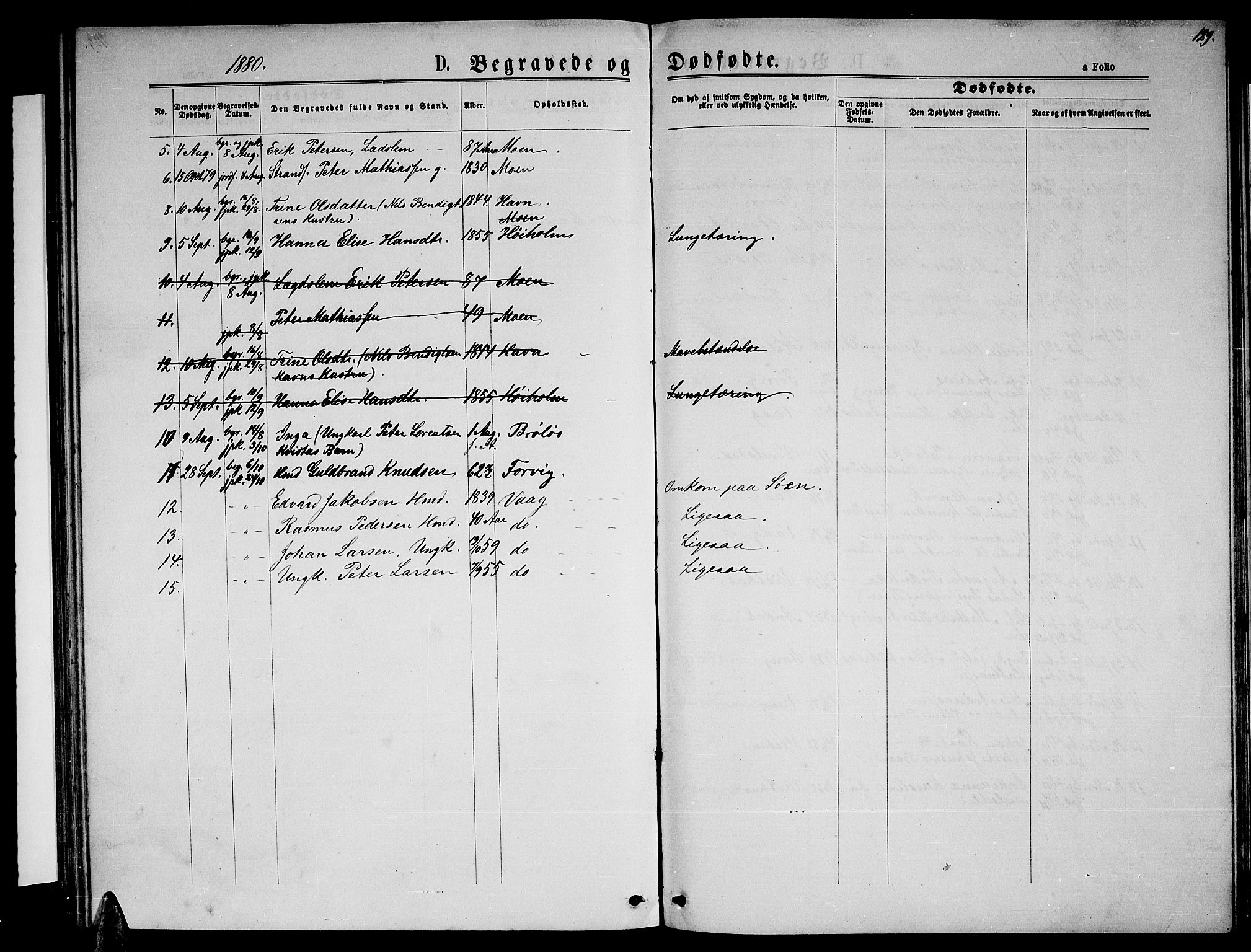 Ministerialprotokoller, klokkerbøker og fødselsregistre - Nordland, AV/SAT-A-1459/819/L0276: Parish register (copy) no. 819C02, 1869-1887, p. 129