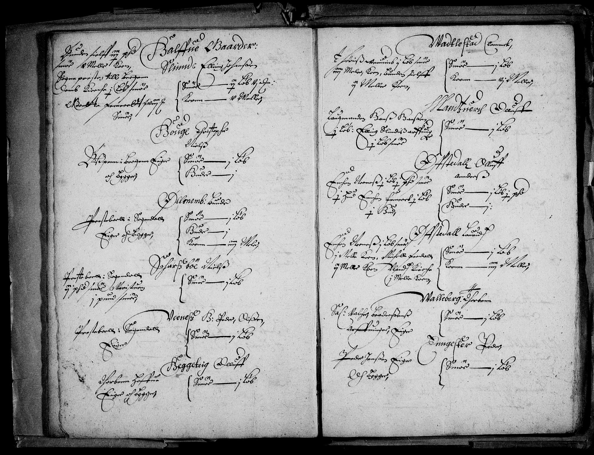 Rentekammeret inntil 1814, Realistisk ordnet avdeling, RA/EA-4070/N/Na/L0004/0005: [XI i]: Forskjellige jordebøker fra 1600-tallet: / Hele-, halve- og ødegårder i Indre Sogn 1664. Leidang, tiende og småreidsle 1663-1664, 1663-1664