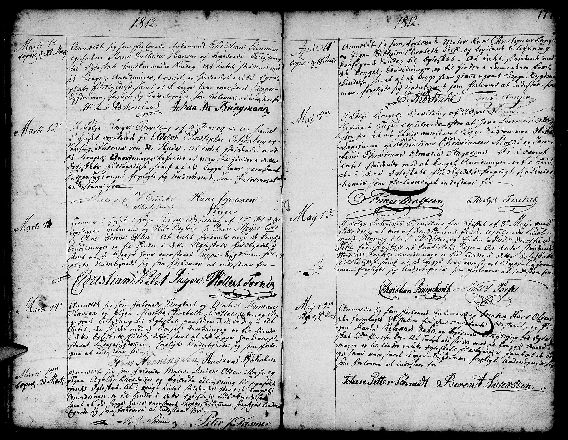 Nykirken Sokneprestembete, SAB/A-77101/H/Haa/L0008: Parish register (official) no. A 8, 1776-1814, p. 177