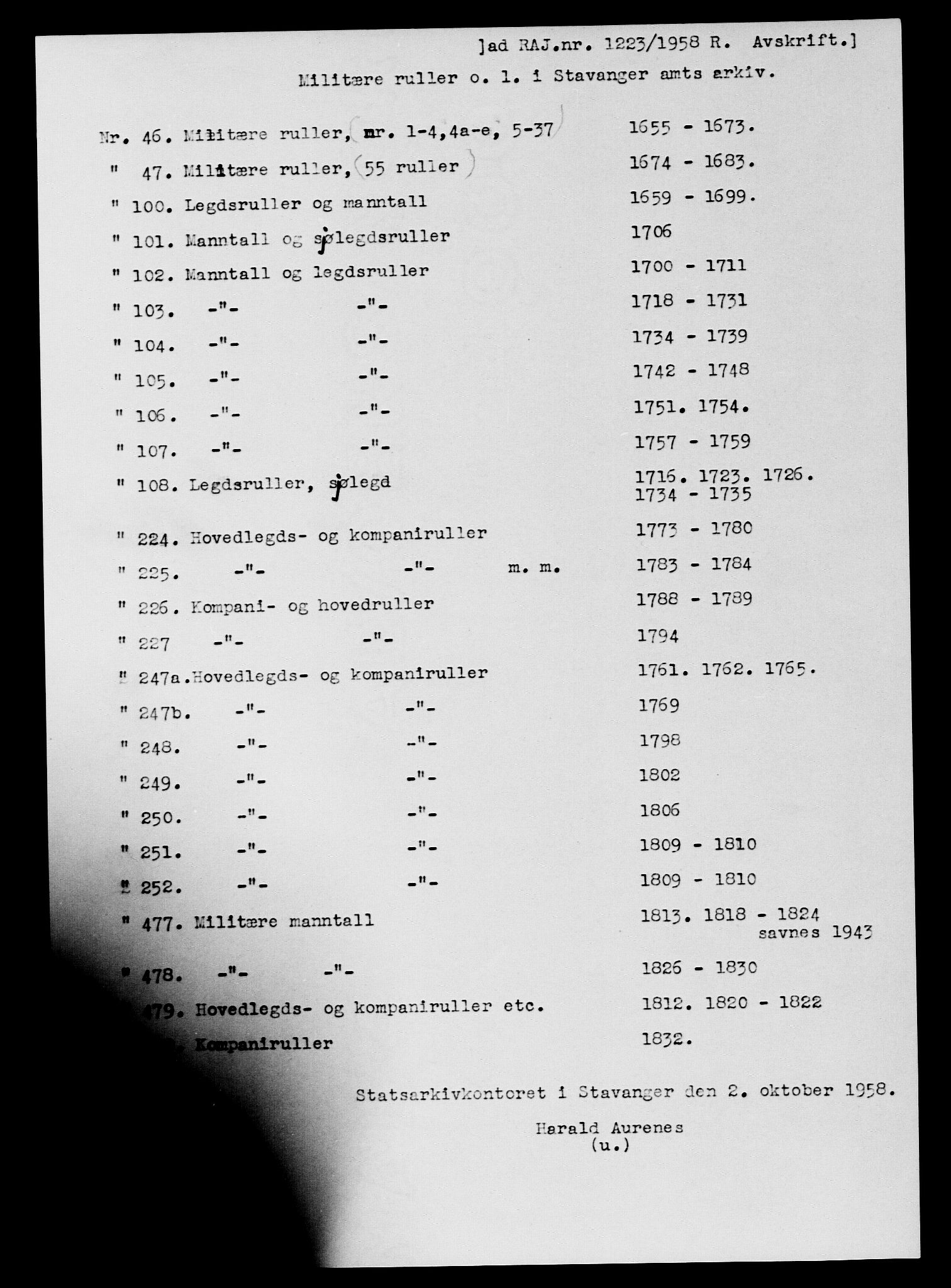 Fylkesmannen i Rogaland, AV/SAST-A-101928/99/3/325/325CA, 1655-1832, p. 3451