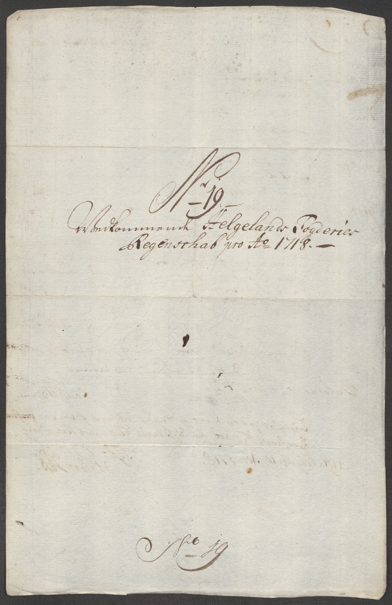 Rentekammeret inntil 1814, Reviderte regnskaper, Fogderegnskap, AV/RA-EA-4092/R65/L4516: Fogderegnskap Helgeland, 1718, p. 198