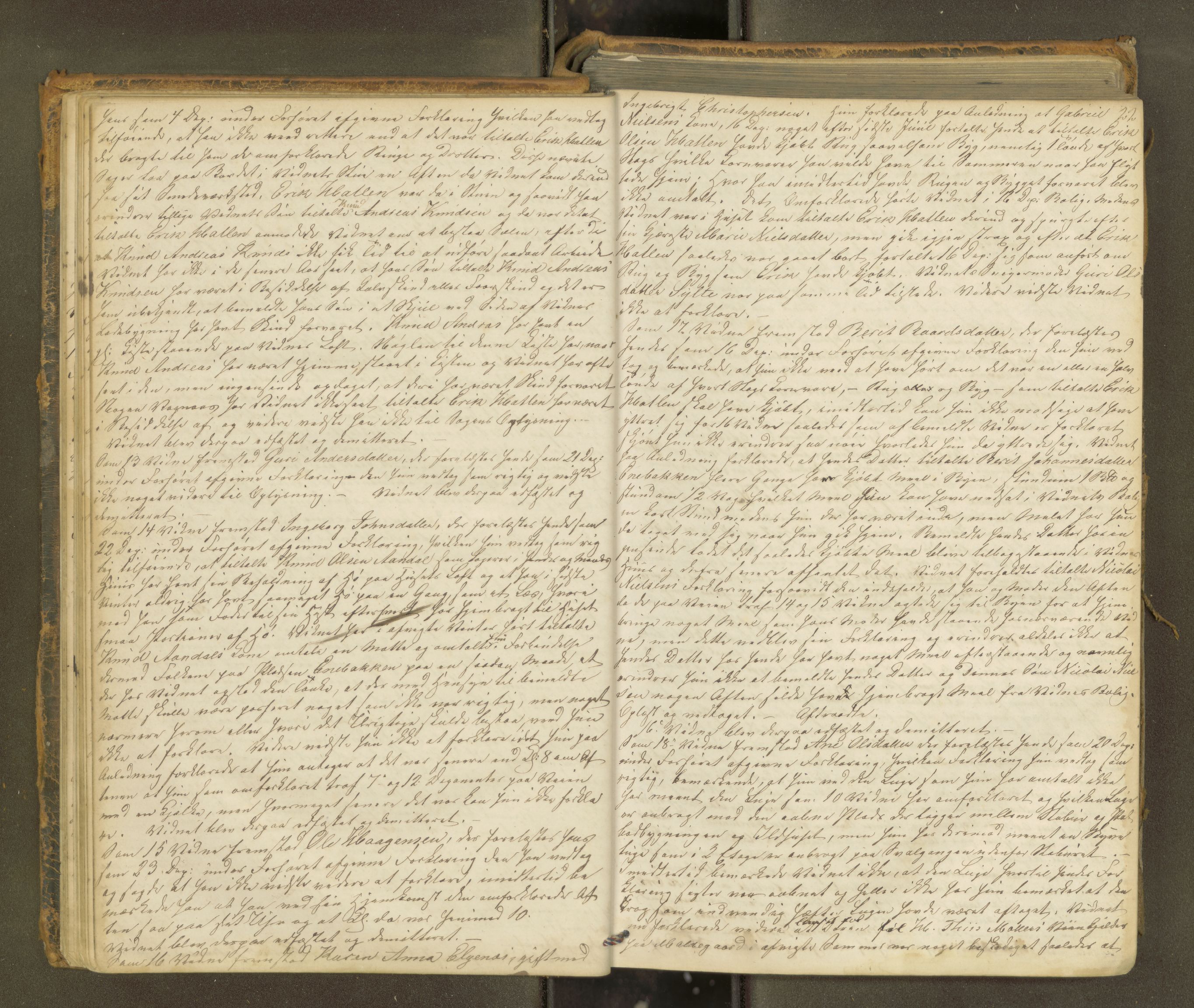 Molde byfogd, AV/SAT-A-0025/1/1A/L0010: Justisprotokoll, 1863-1869, p. 21b-22a