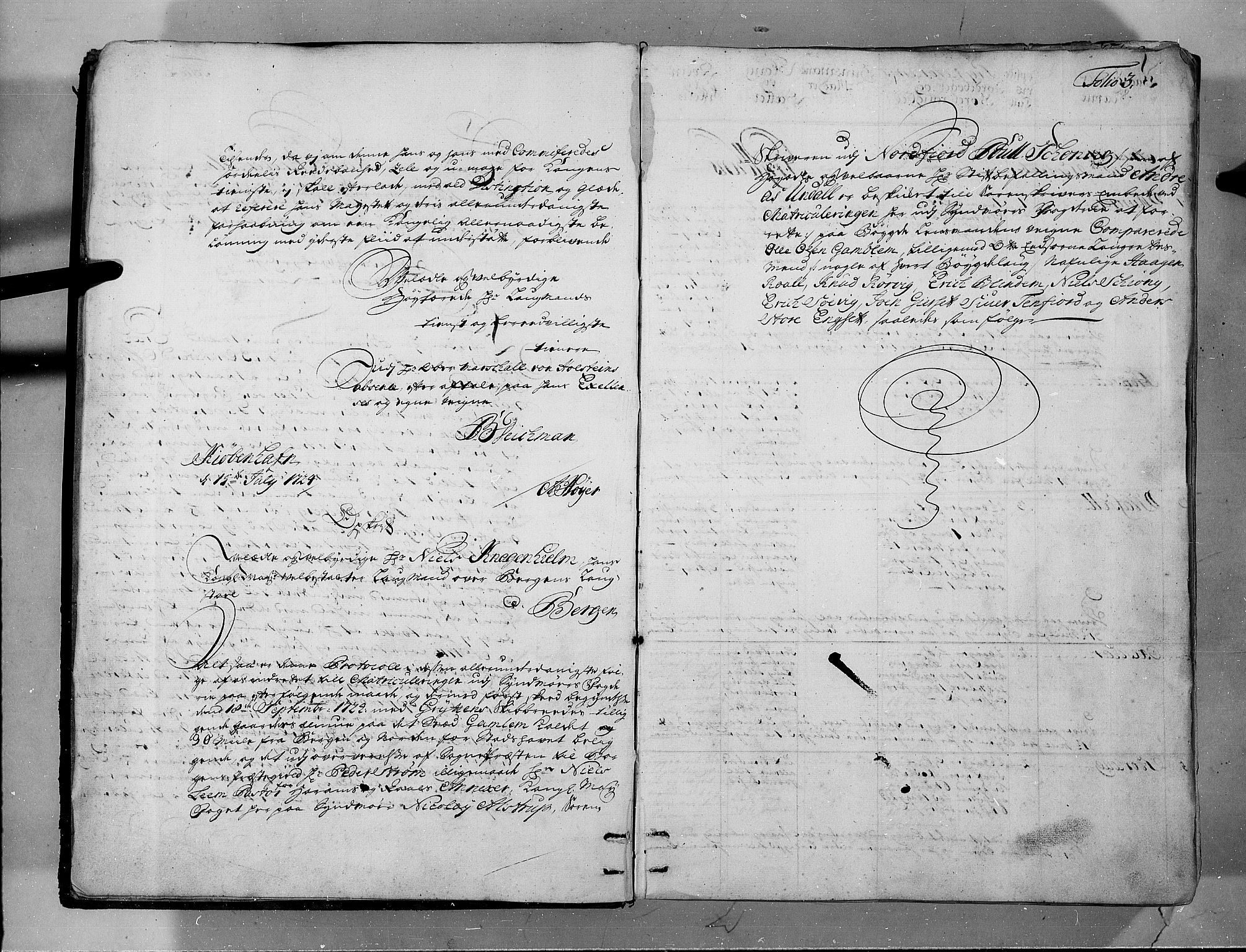 Rentekammeret inntil 1814, Realistisk ordnet avdeling, RA/EA-4070/N/Nb/Nbf/L0150: Sunnmøre eksaminasjonsprotokoll, 1724, p. 4