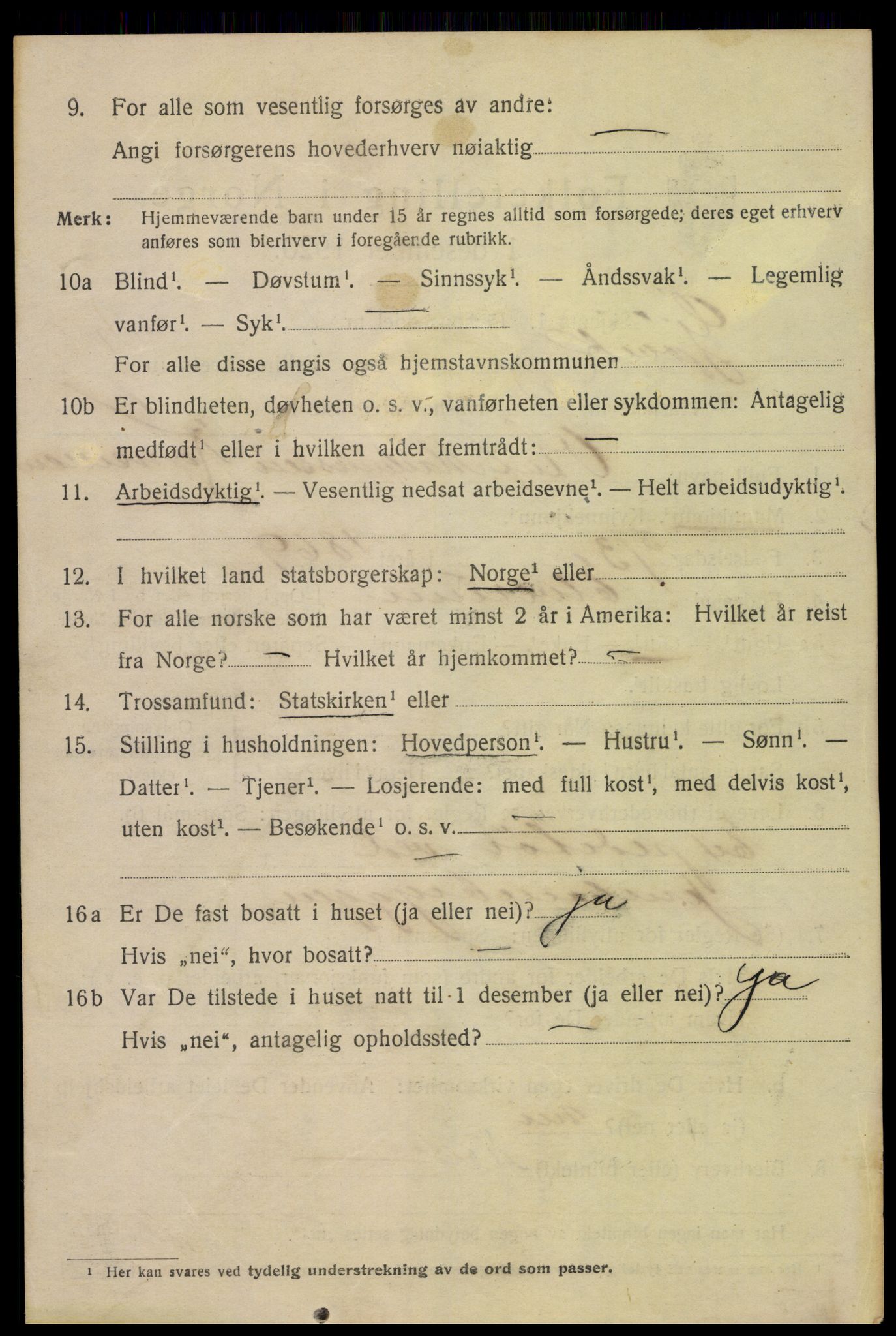 SAH, 1920 census for Gjøvik, 1920, p. 3325