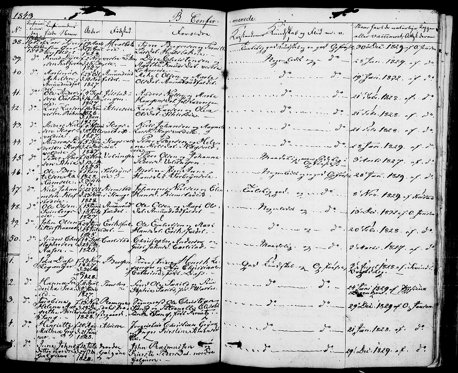 Romedal prestekontor, AV/SAH-PREST-004/K/L0003: Parish register (official) no. 3, 1829-1846, p. 172