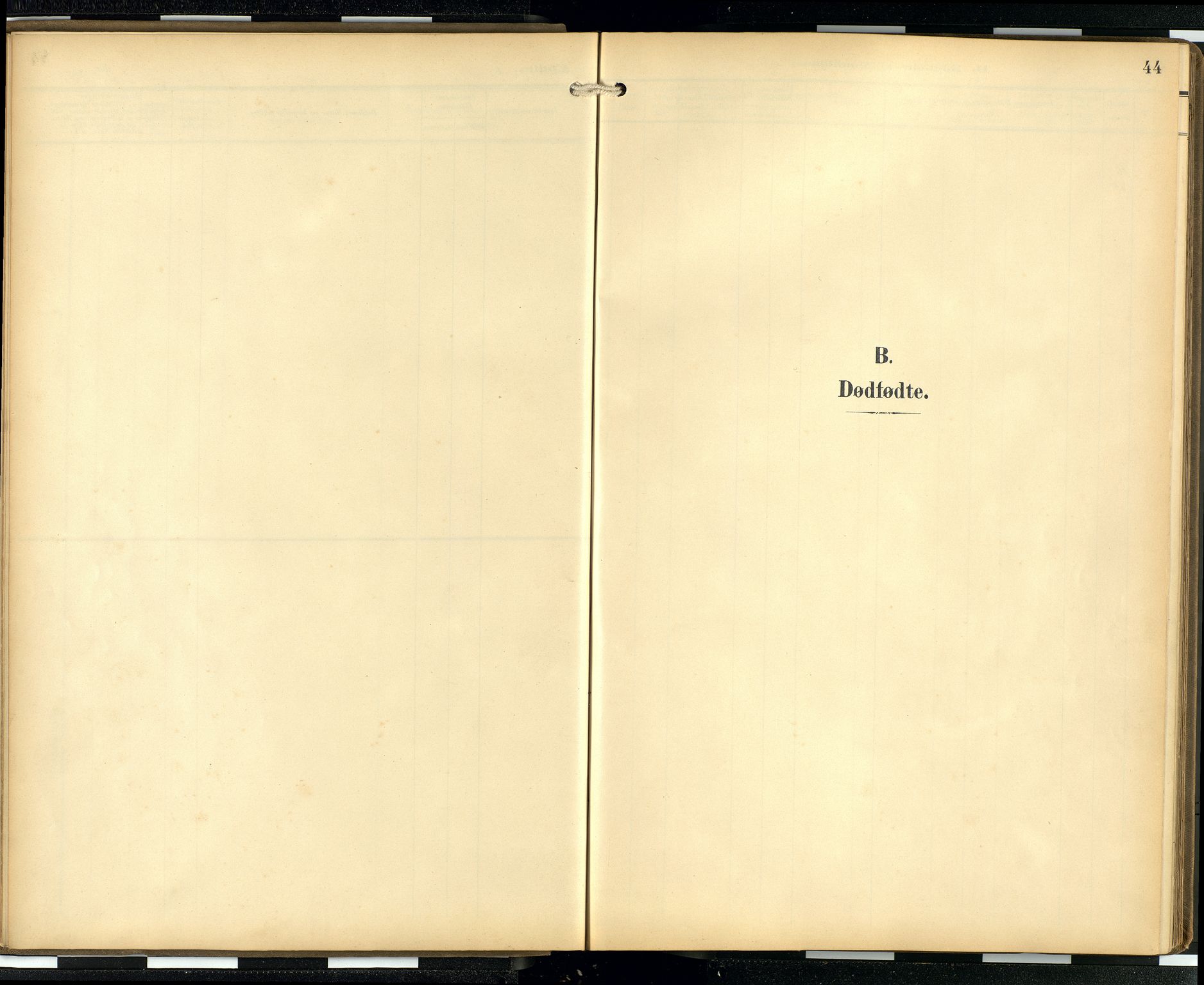 Den norske sjømannsmisjon i utlandet/Hamburg, SAB/SAB/PA-0107/H/Ha/L0001: Parish register (official) no. A 1, 1907-1951, p. 43b-44a
