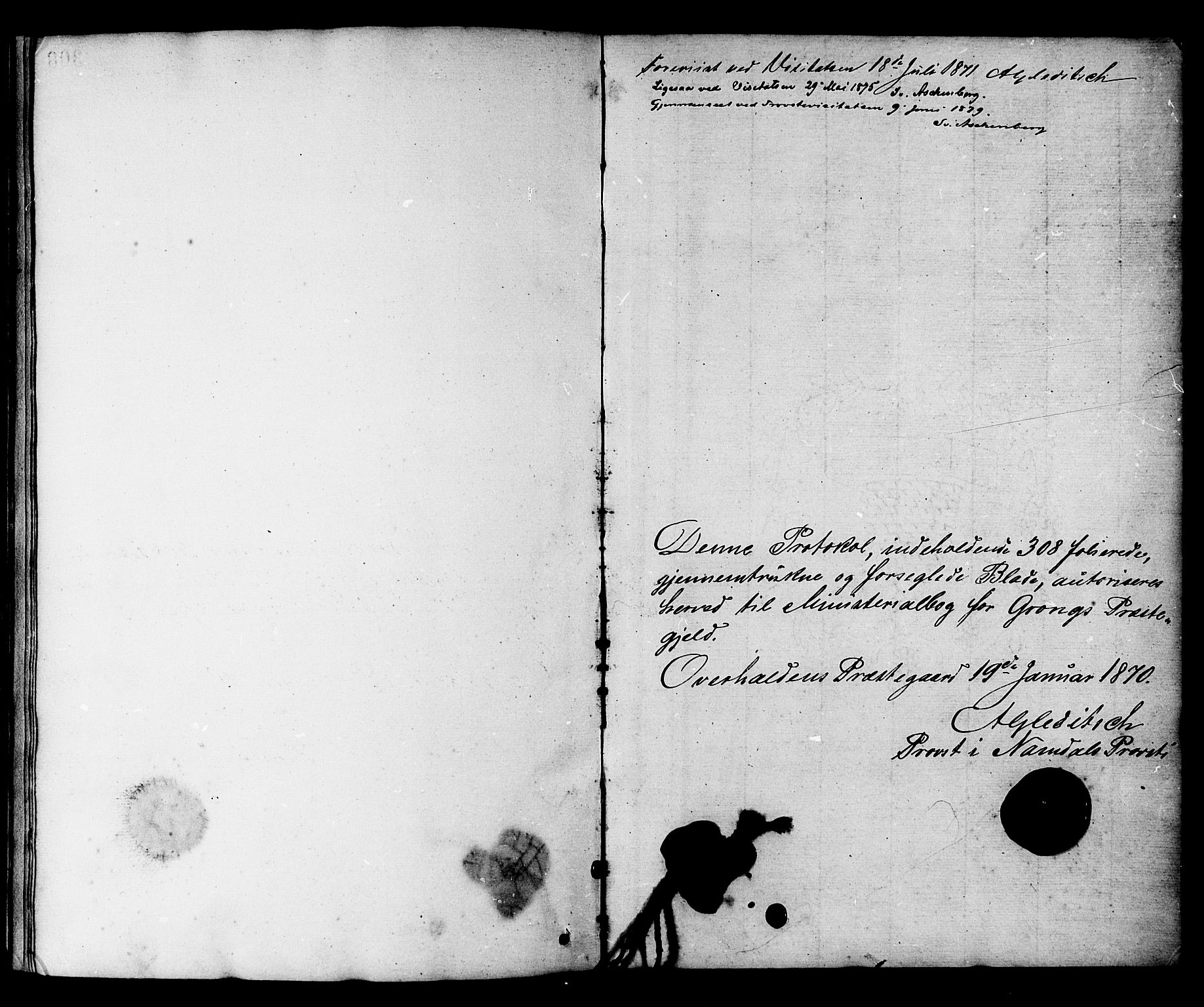Ministerialprotokoller, klokkerbøker og fødselsregistre - Nord-Trøndelag, AV/SAT-A-1458/758/L0516: Parish register (official) no. 758A03 /2, 1869-1879