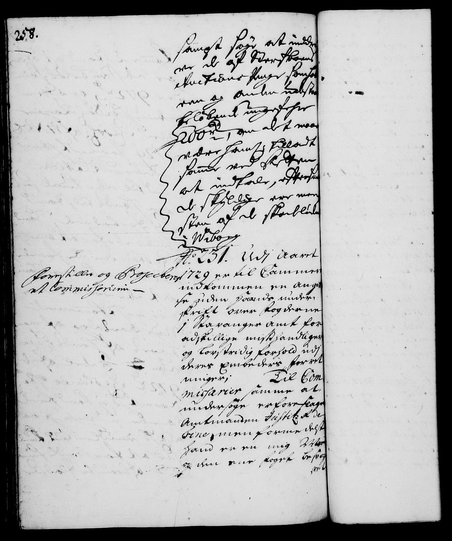 Rentekammeret, Kammerkanselliet, AV/RA-EA-3111/G/Gh/Gha/L0012: Norsk ekstraktmemorialprotokoll (merket RK 53.57), 1730, p. 258