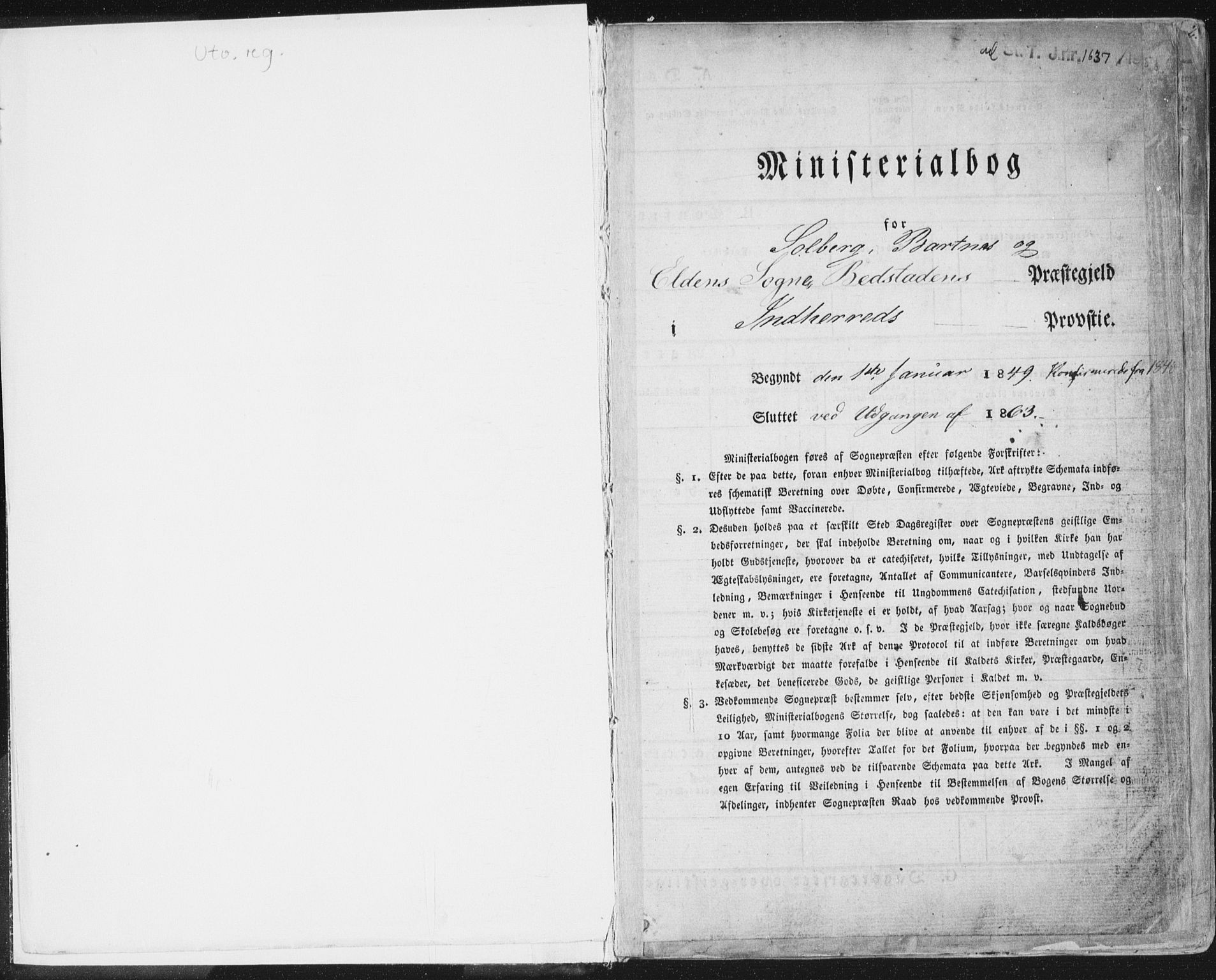 Ministerialprotokoller, klokkerbøker og fødselsregistre - Nord-Trøndelag, SAT/A-1458/741/L0393: Parish register (official) no. 741A07, 1849-1863