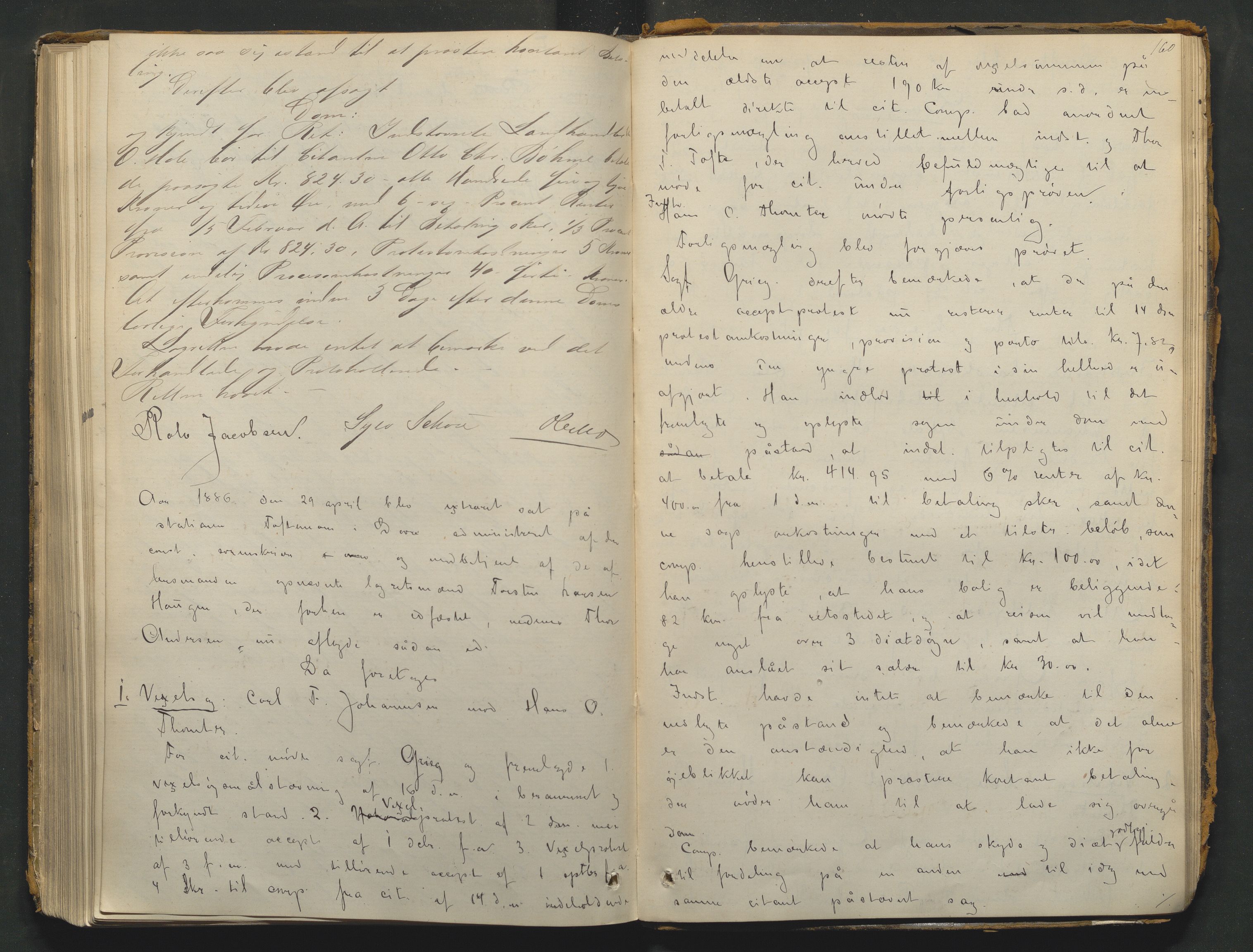 Nord-Gudbrandsdal tingrett, AV/SAH-TING-002/G/Gc/Gcb/L0004: Ekstrarettsprotokoll for åstedssaker, 1876-1887, p. 159b-160a