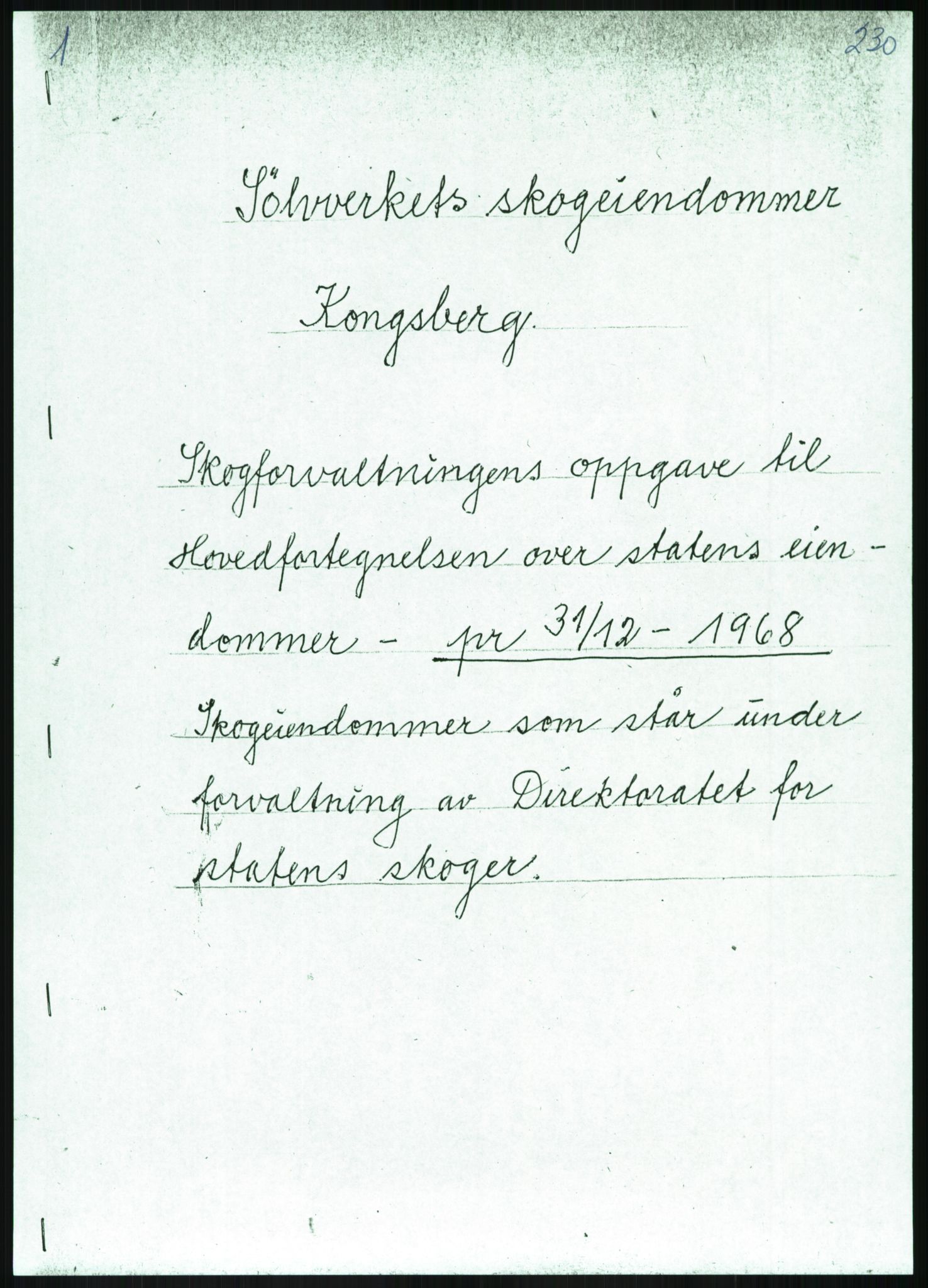 Direktoratet for statens skoger, AV/RA-S-1600/2/E/Eg/L0002: Arkivliste for 10.11-serien. Akershus til Sør-Trøndelag fylke. Mappenr. 1 - 925, 1957-1992, p. 250