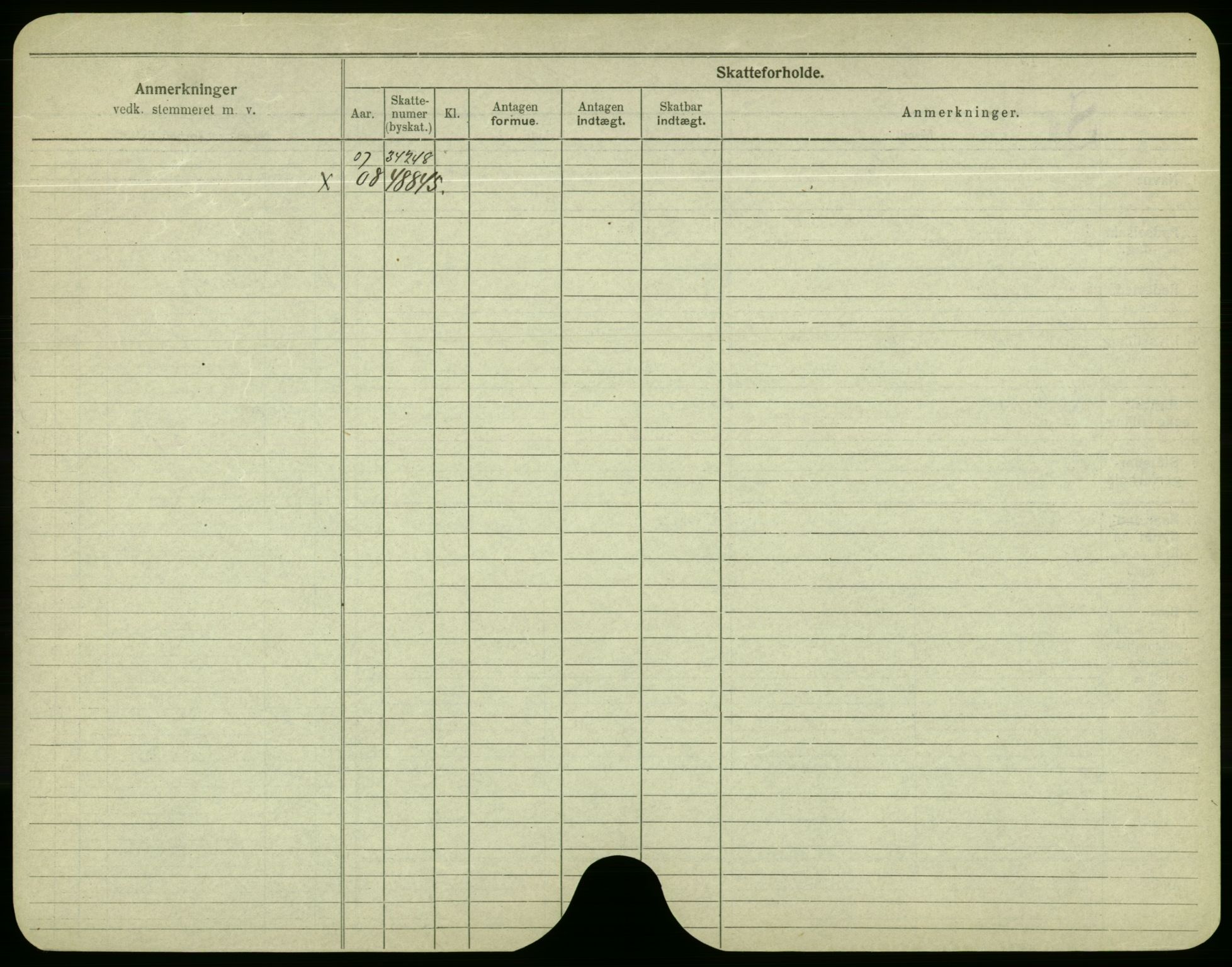 Oslo folkeregister, Registerkort, SAO/A-11715/F/Fa/Fac/L0003: Menn, 1906-1914, p. 826b