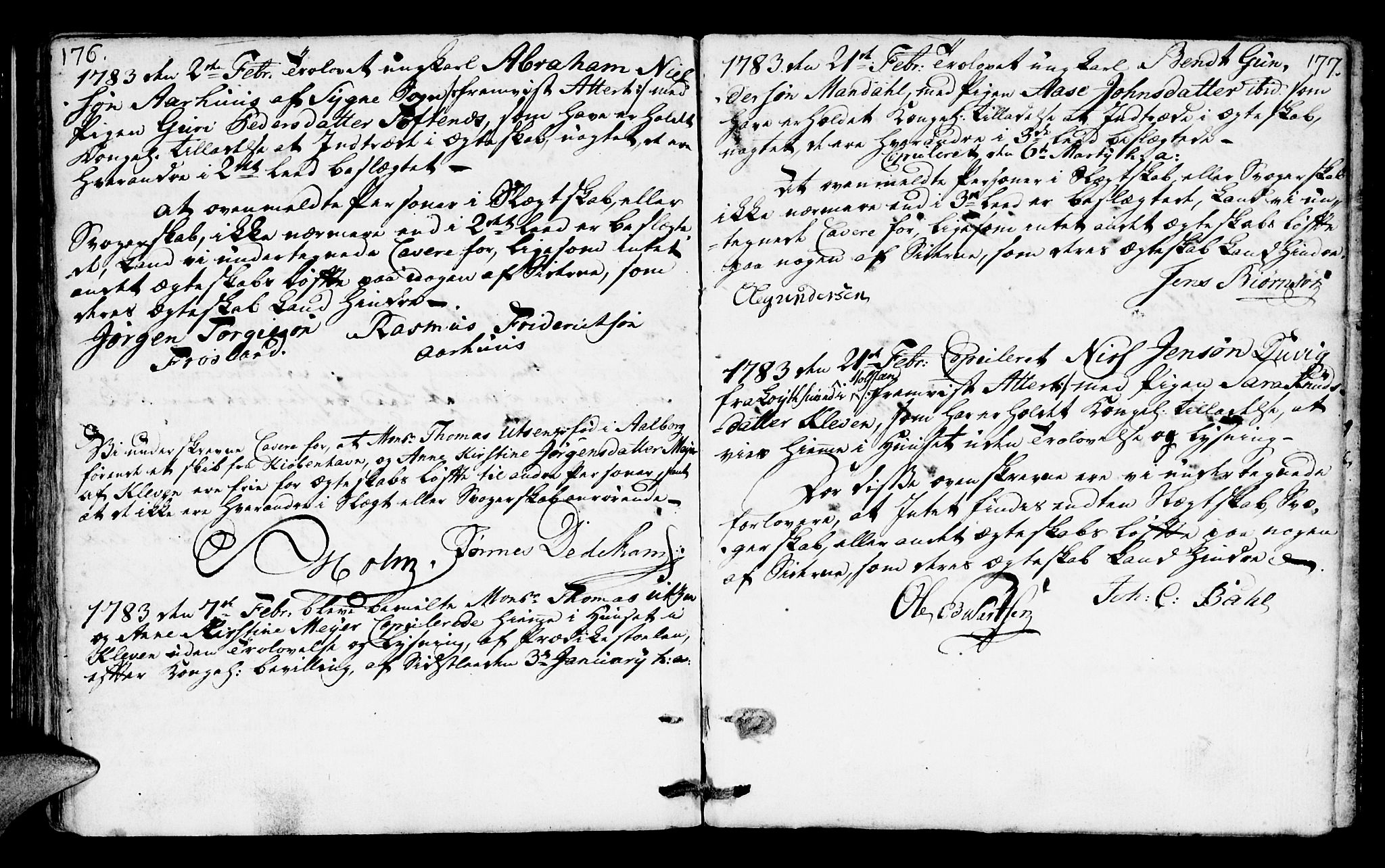 Mandal sokneprestkontor, AV/SAK-1111-0030/F/Fa/Faa/L0006: Parish register (official) no. A 6, 1755-1783, p. 176-177