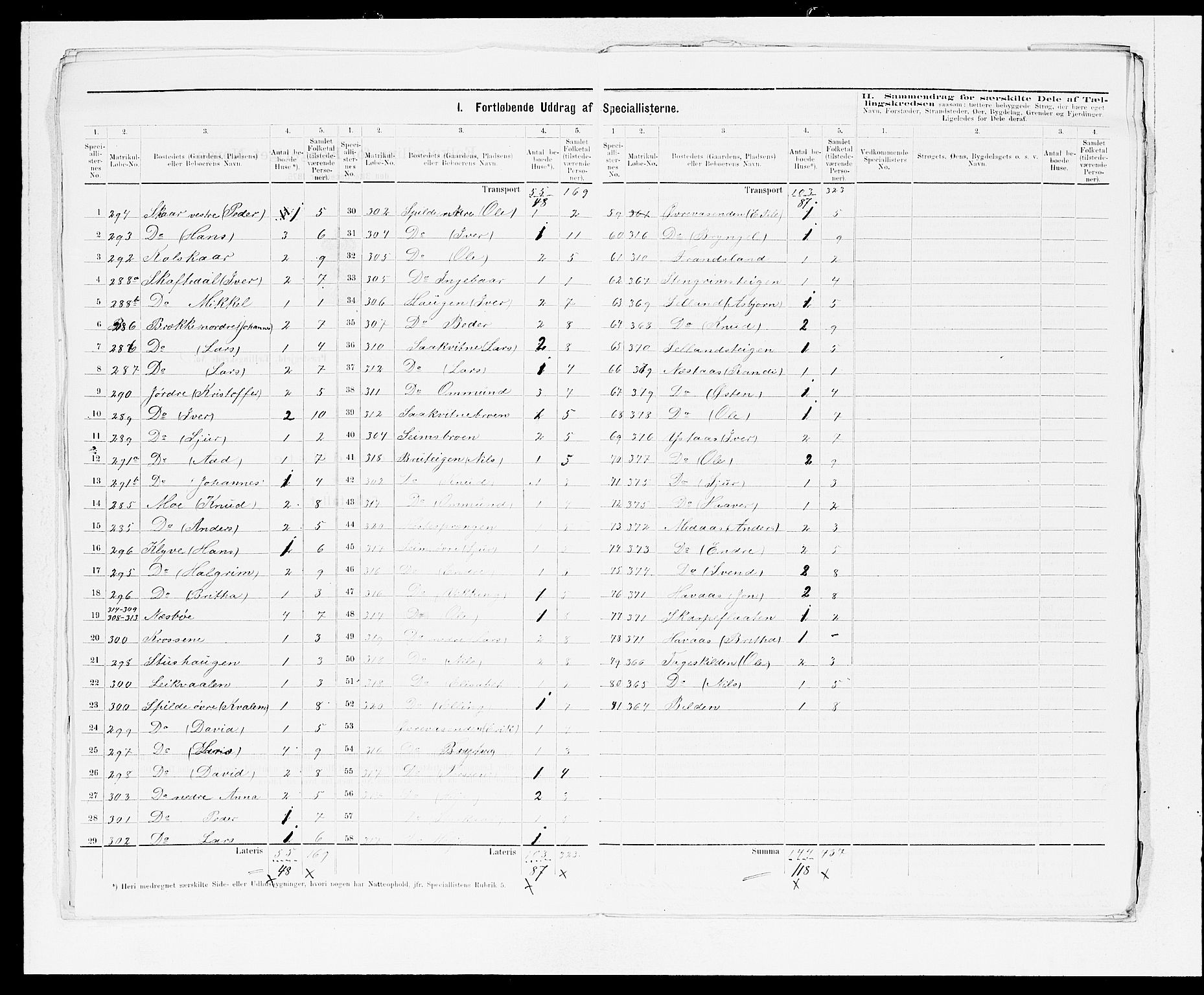 SAB, 1875 census for 1233P Ulvik, 1875, p. 13